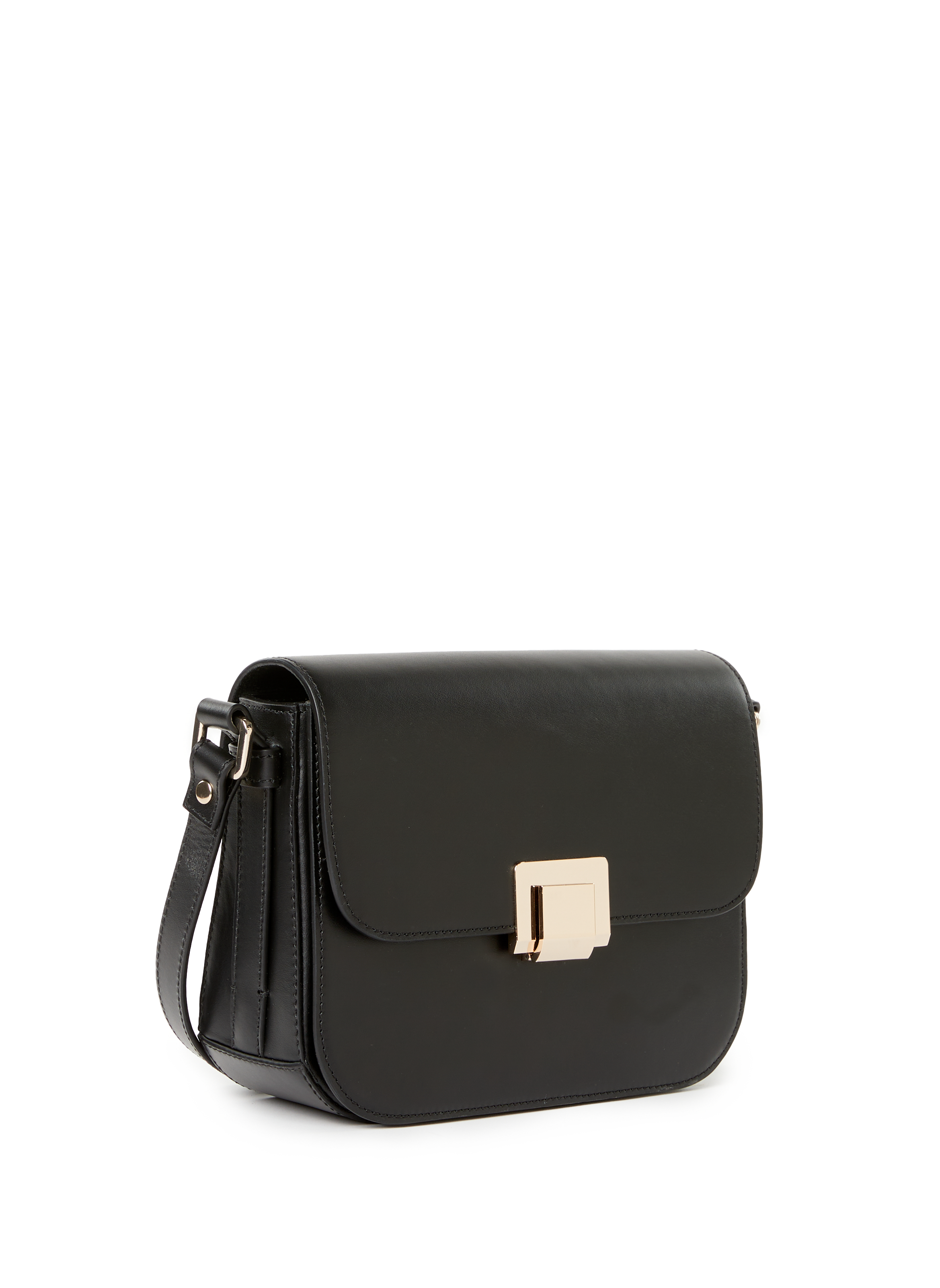 Sac à bandoulière Flora en cuir SAISON 1865 Noir