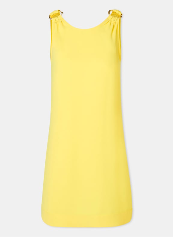 Robe bleu ciel droite - rosanna Jaune by ZAPA ZAPA Robe bleu ciel droite - rosanna Jaune