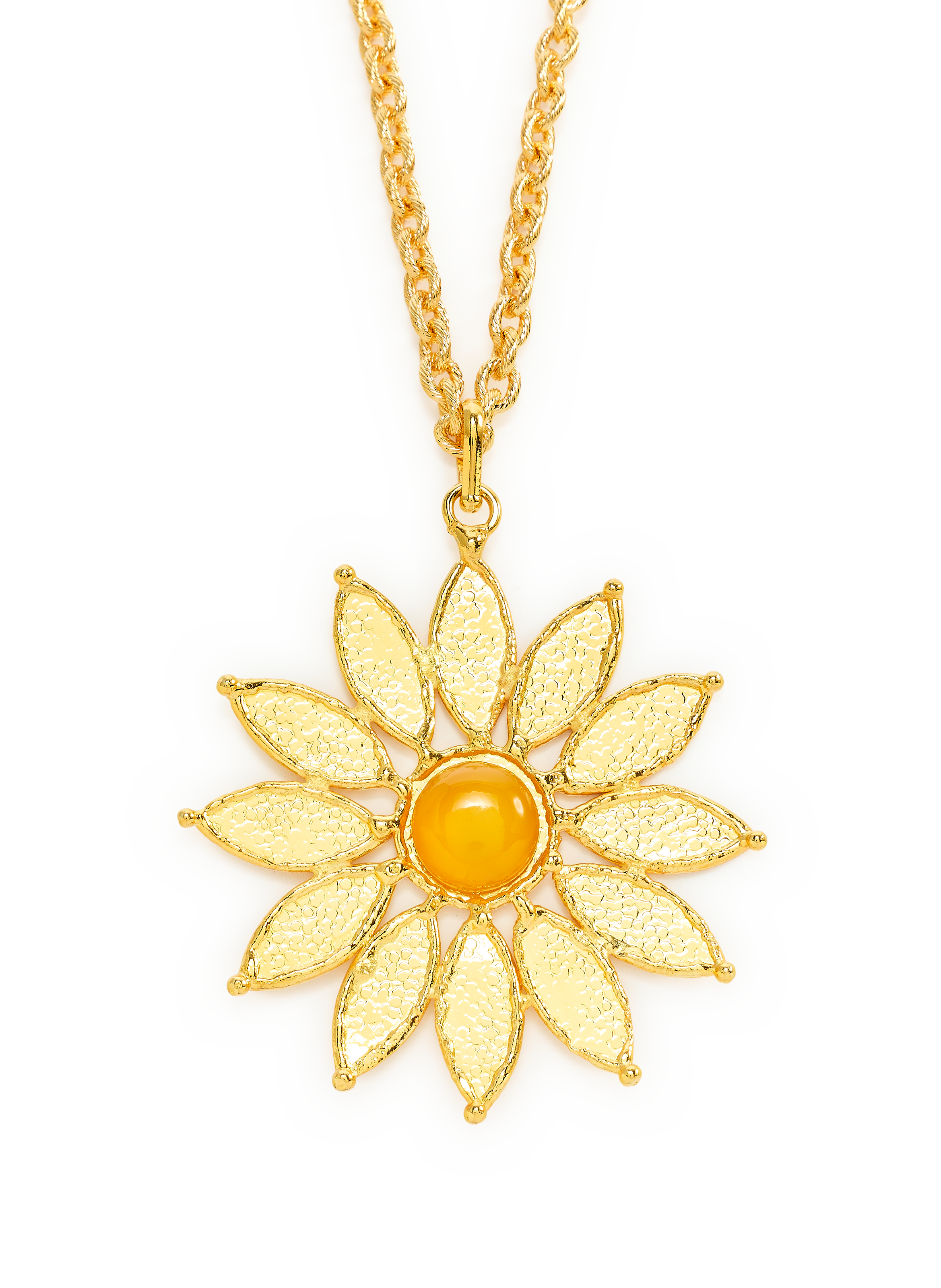 Collier Sunflower SYLVIA TOLEDANO Doré
