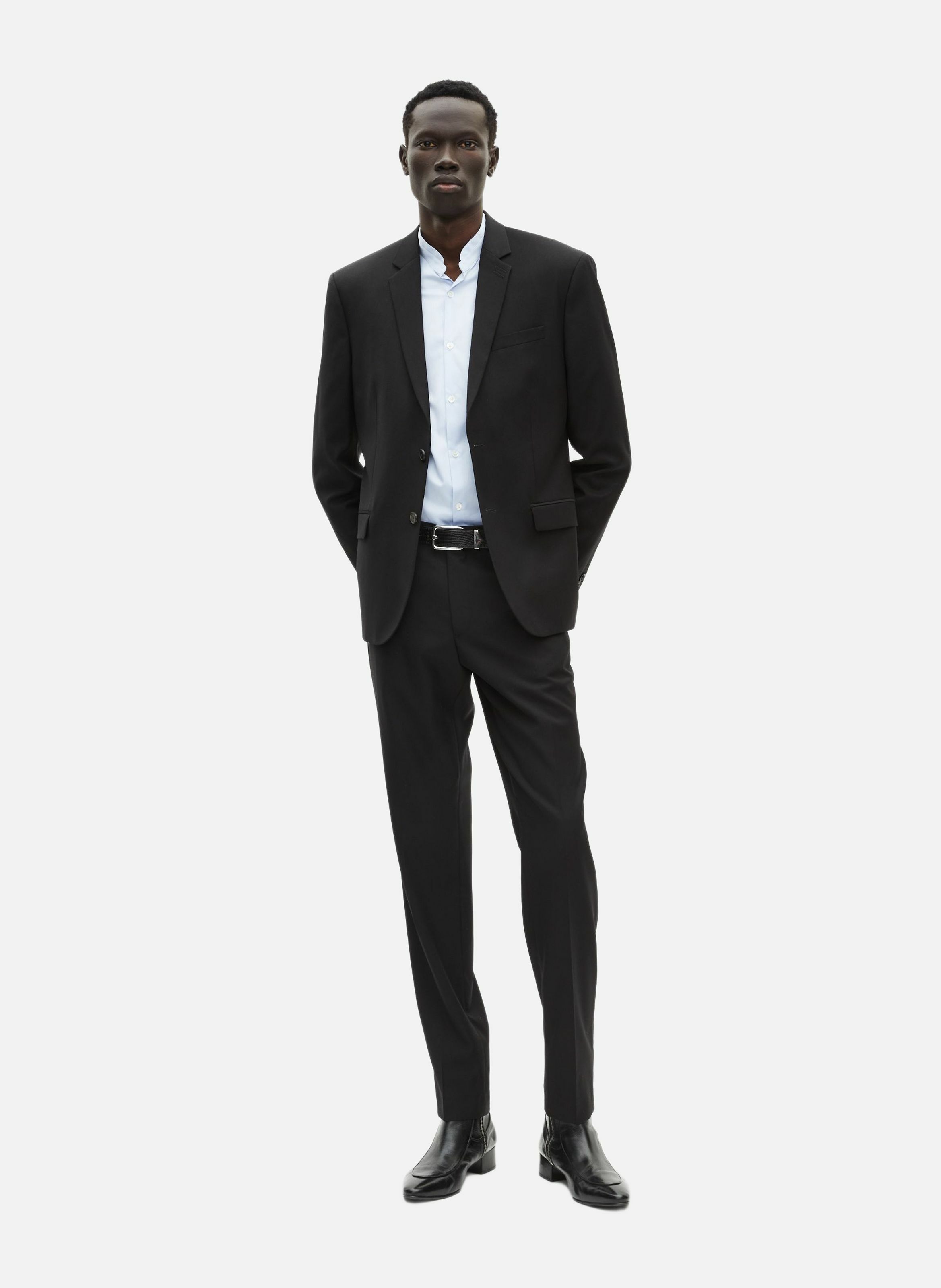 Veste de costume en laine coupe cintrée THE KOOPLES Noir