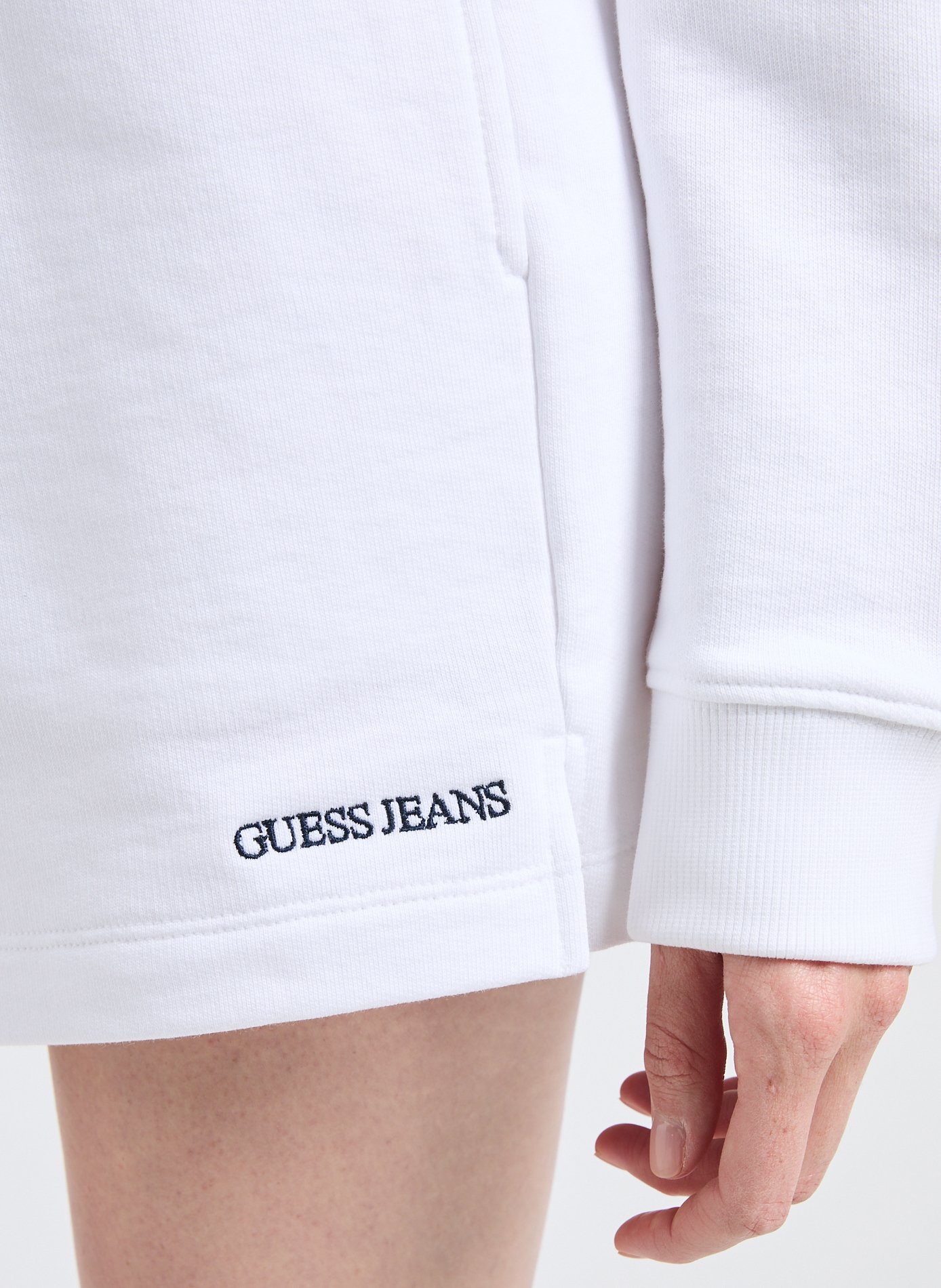 Short en coton  GUESS Blanc