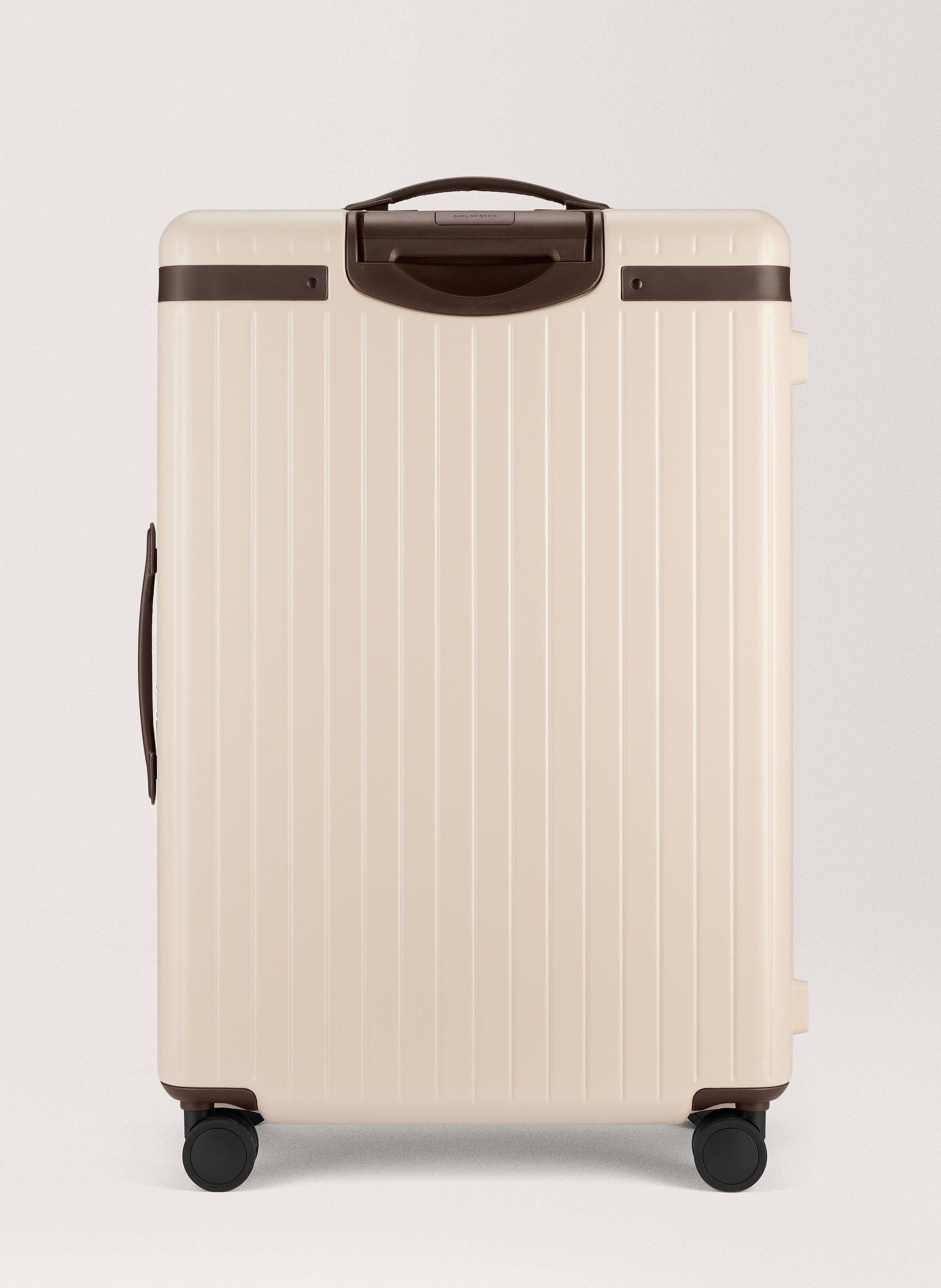 Valise 'the large check-in' en polycarbonate à fermeture zippée CARL FRIEDRIK Beige