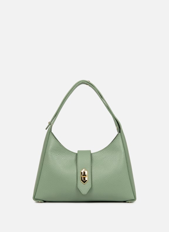 Sac hobo - top double Vert by LANCASTER LANCASTER Sac hobo - top double Vert