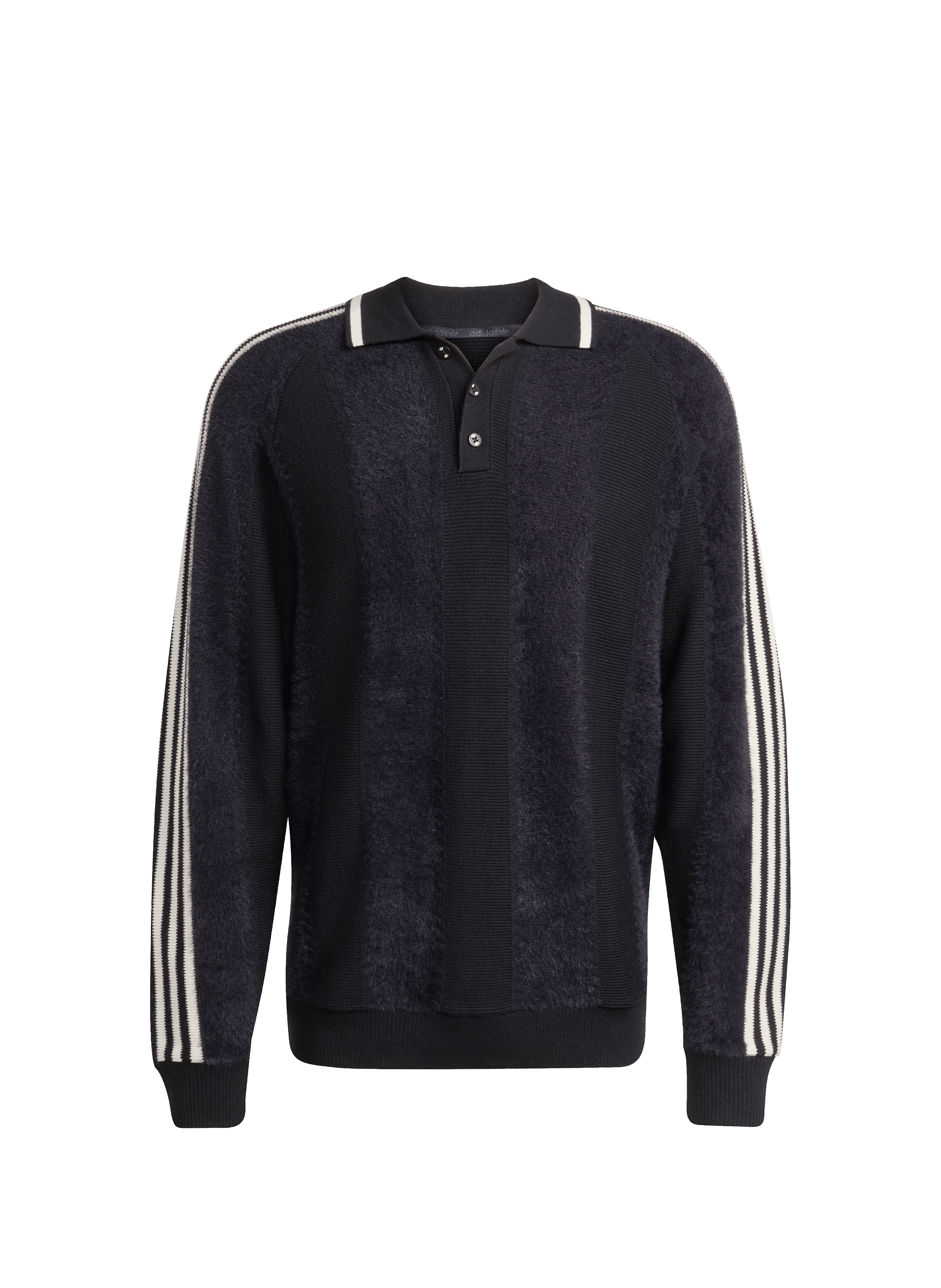 Polo-collar jumper ADIDAS Black