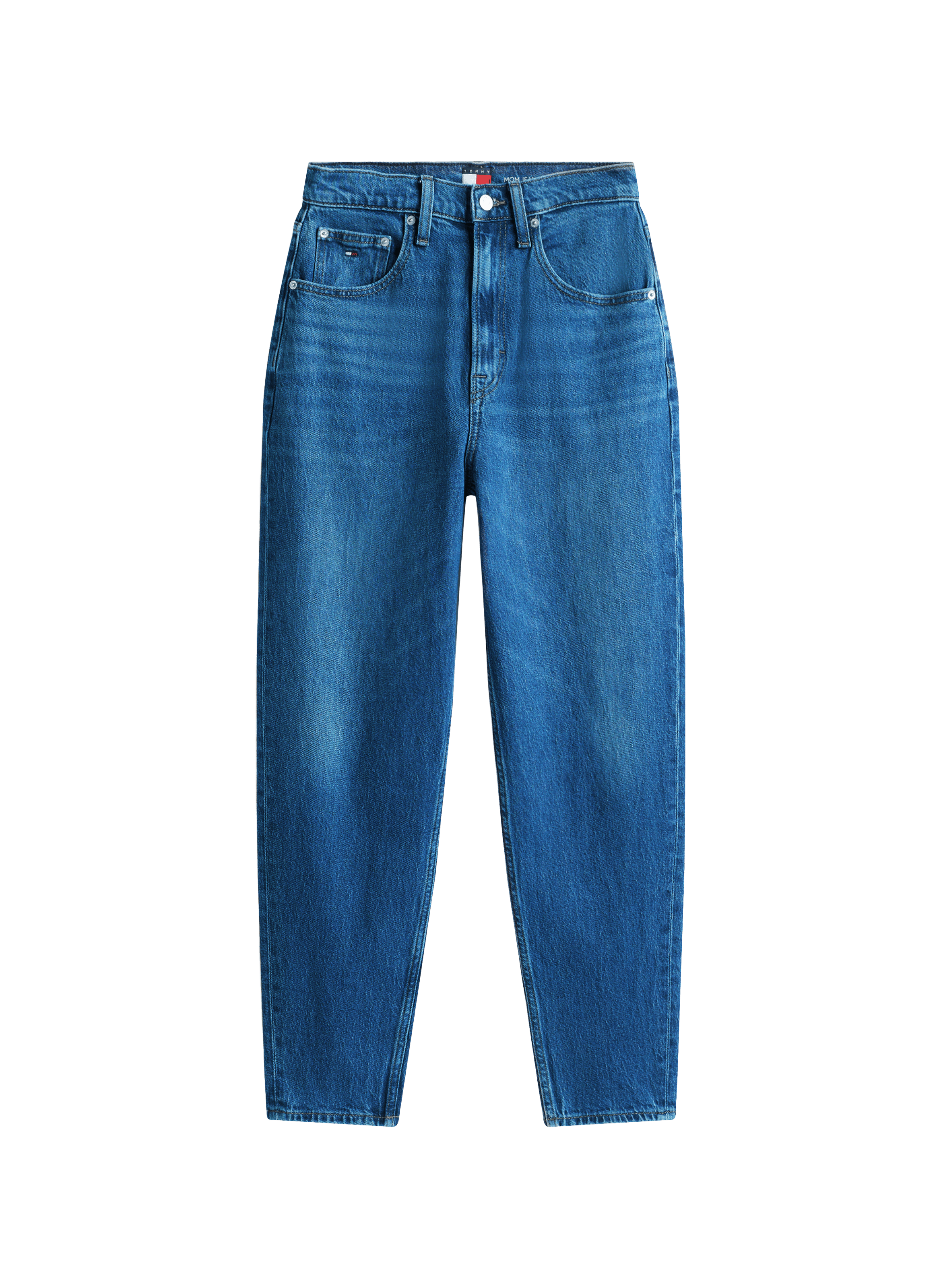 Jean mom fuselé taille très haute TOMMY HILFIGER Bleu