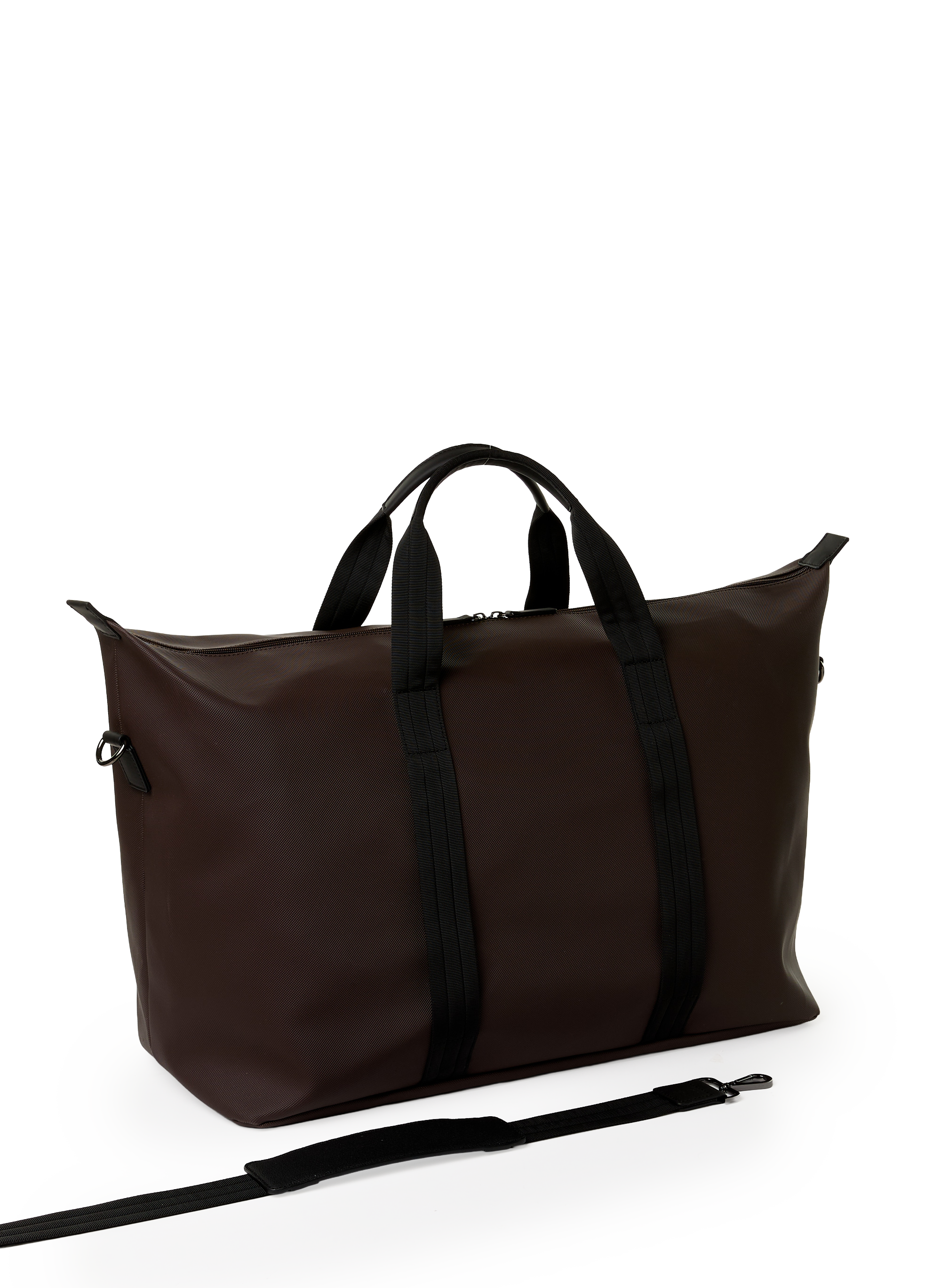 Travel bag with shoulder strap SAISON 1865 Brown