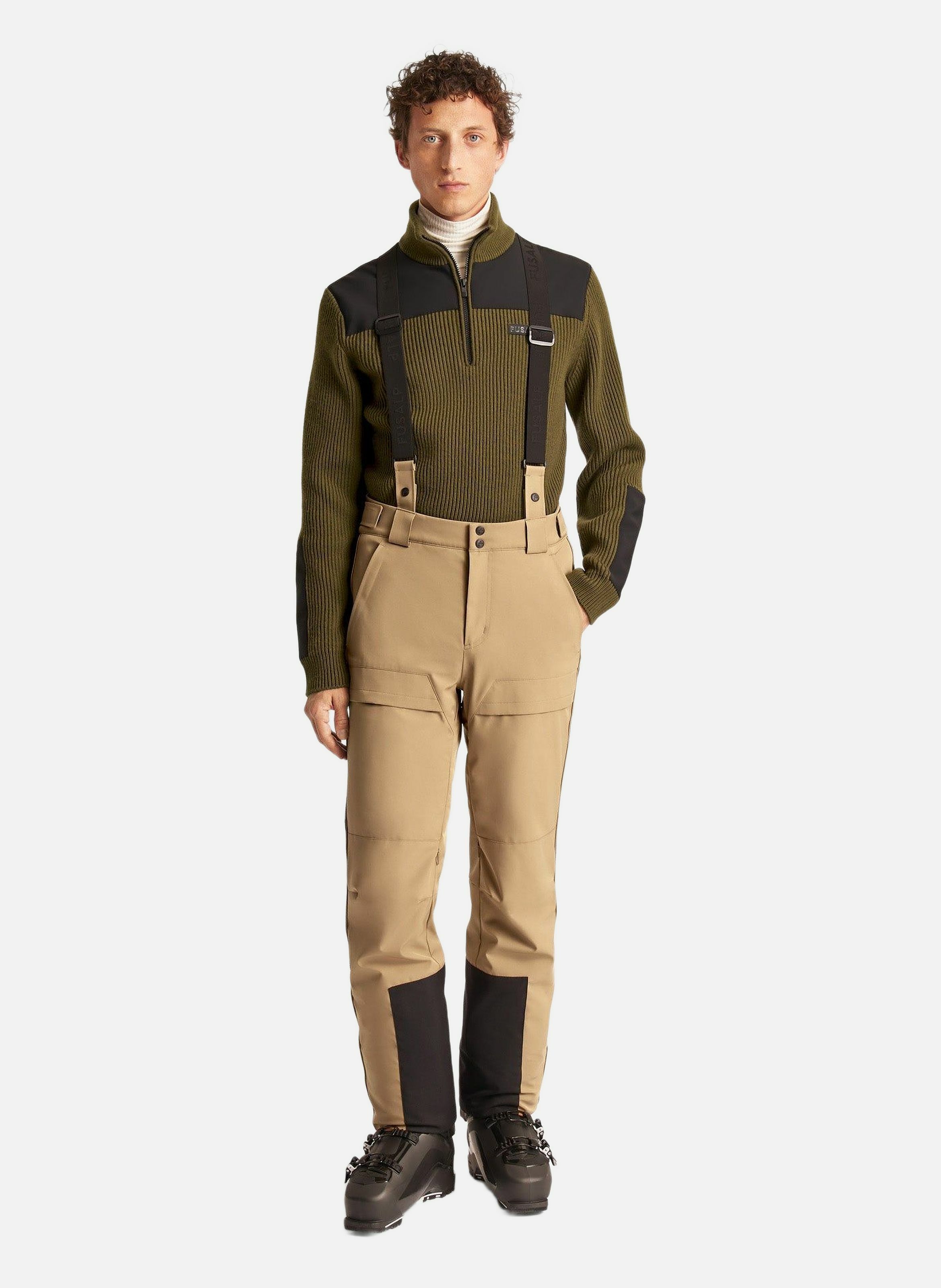 Pantalon de ski hanz coupe regular FUSALP Beige