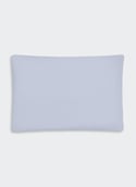 Taie d'oreiller en gaze de coton biologique  Bleu gris