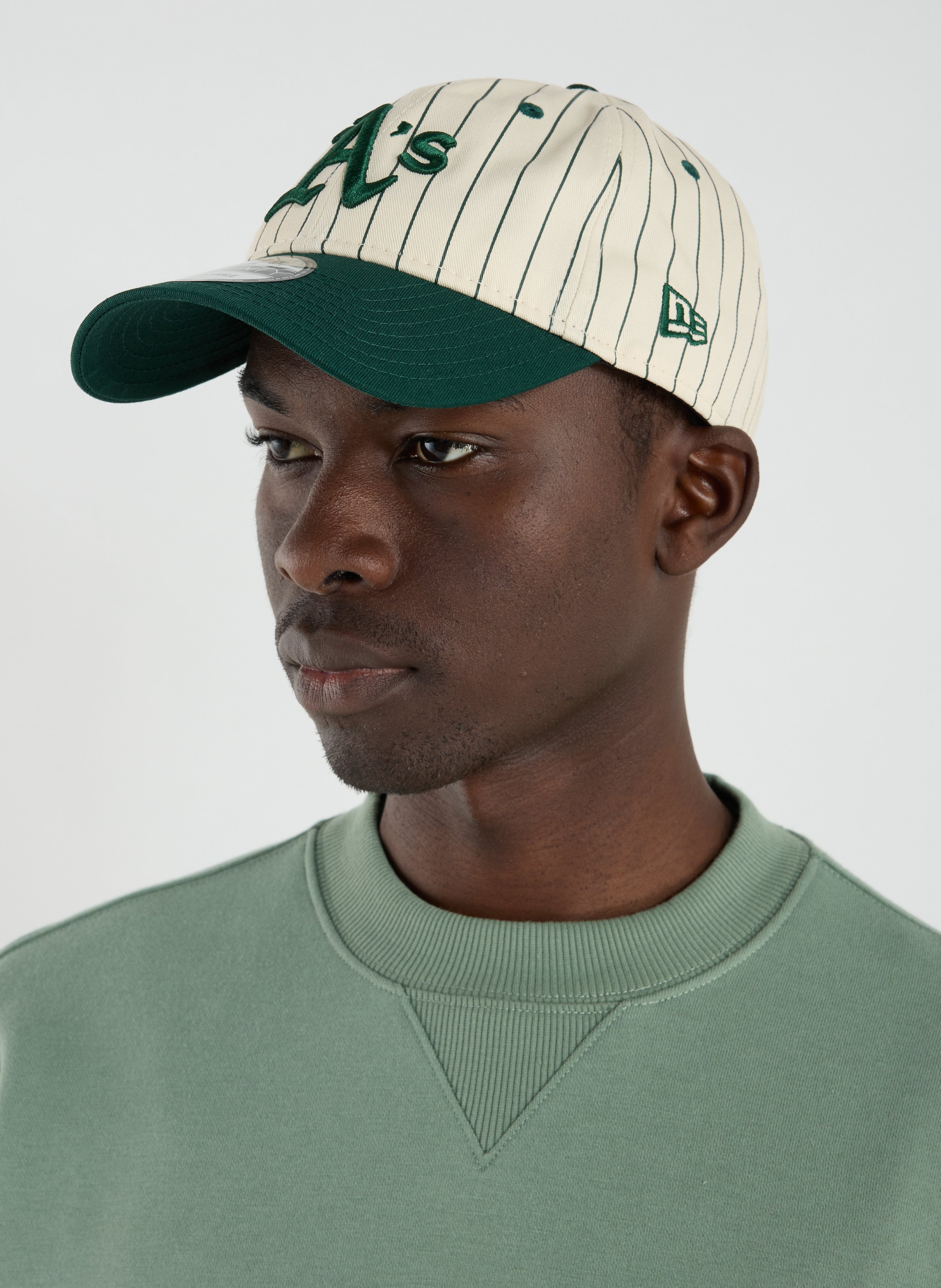 Casquette rayée en coton  NEW ERA Multicolore