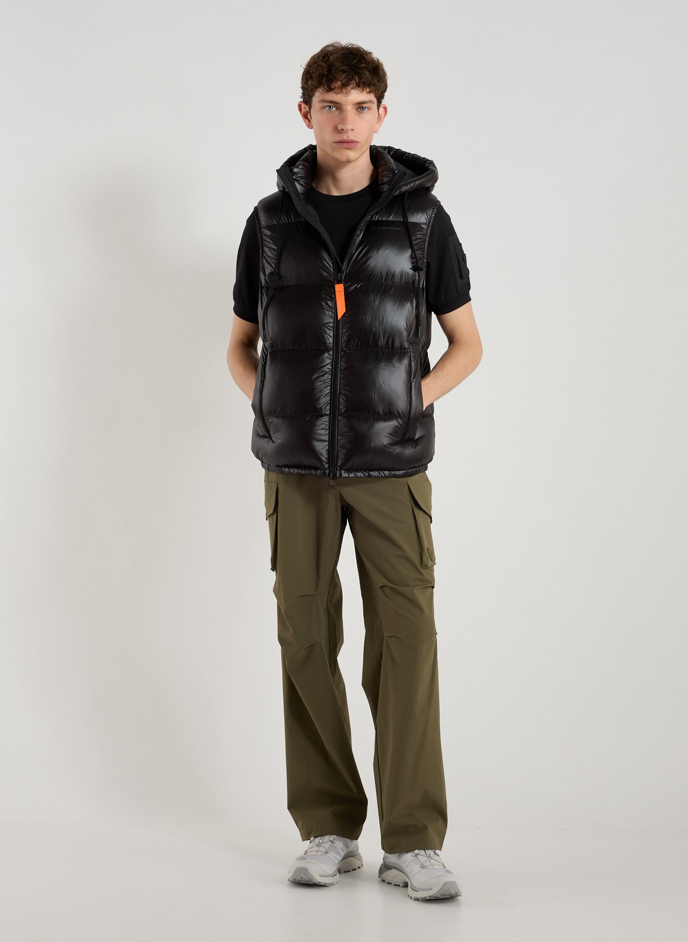 Sleeveless down jacket GERTRUDE ET GASTON Black