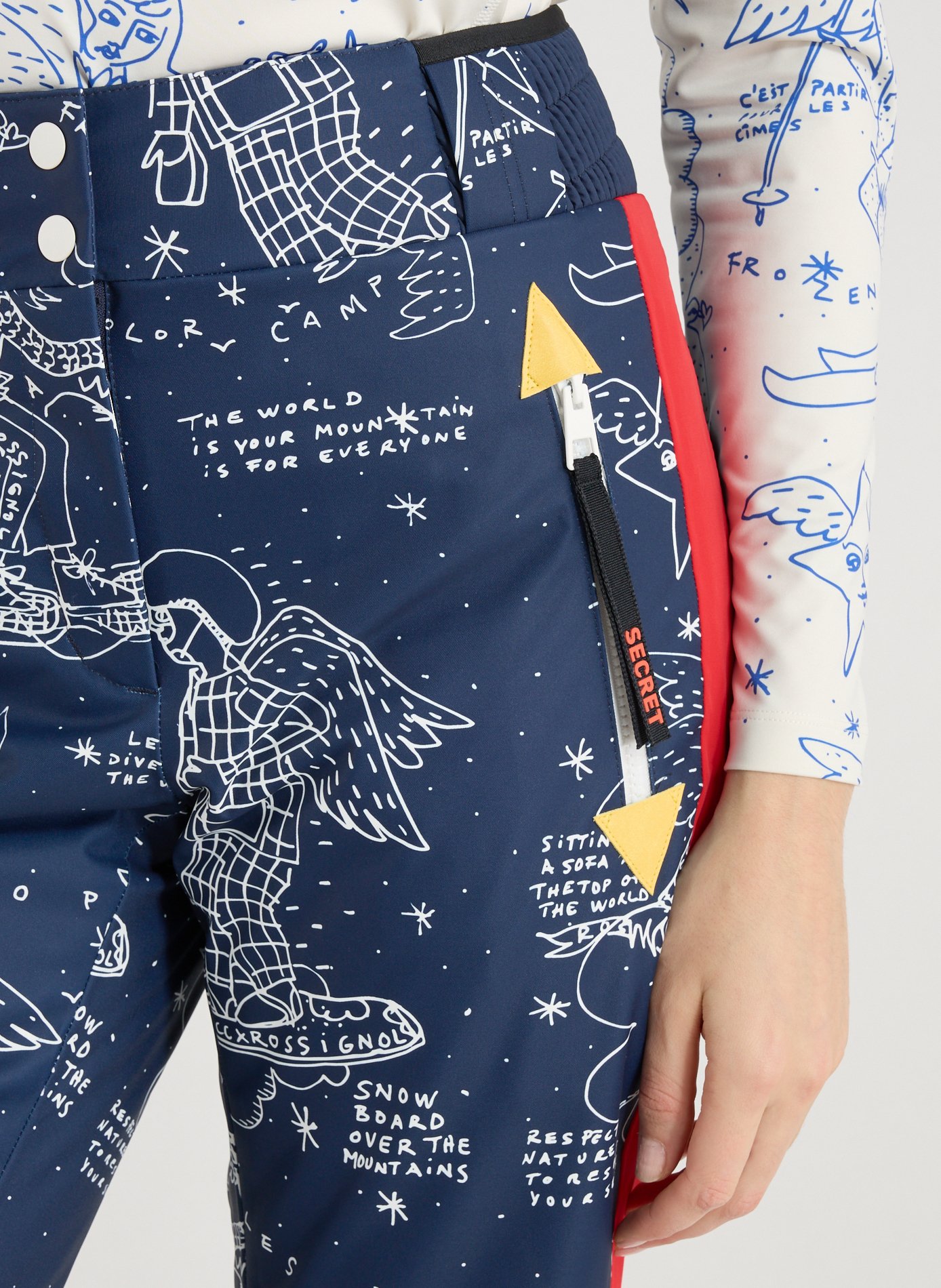 Ski pants with print ROSSIGNOL Multicolour