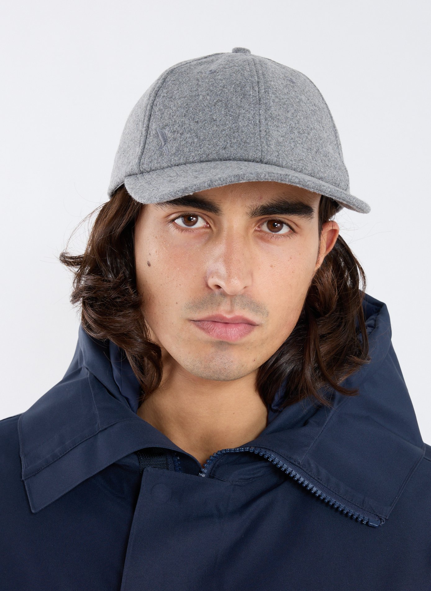 Wool-blend baseball cap AIGLE Grey