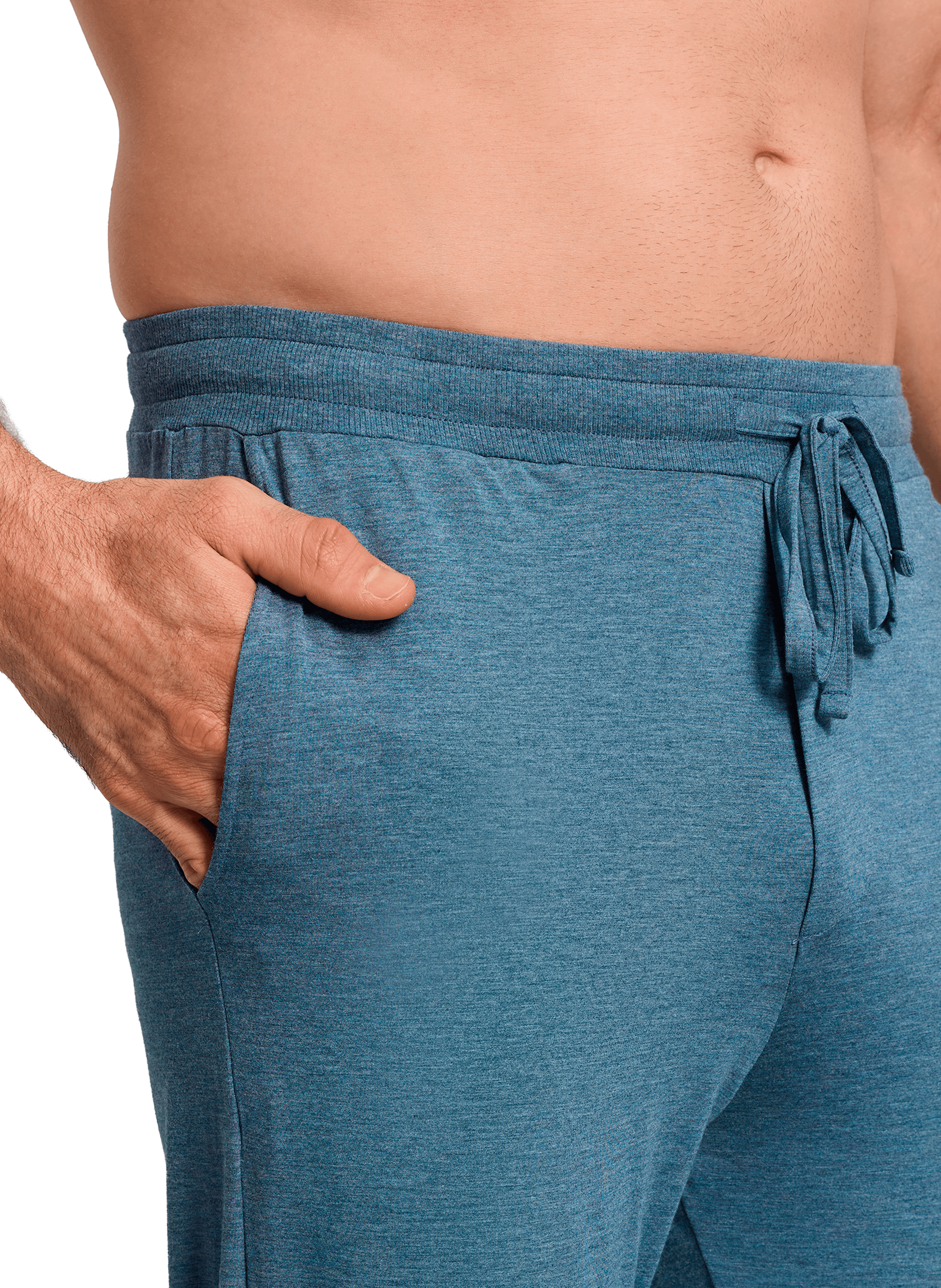 Pantalon droit de pyjama HANRO Bleu