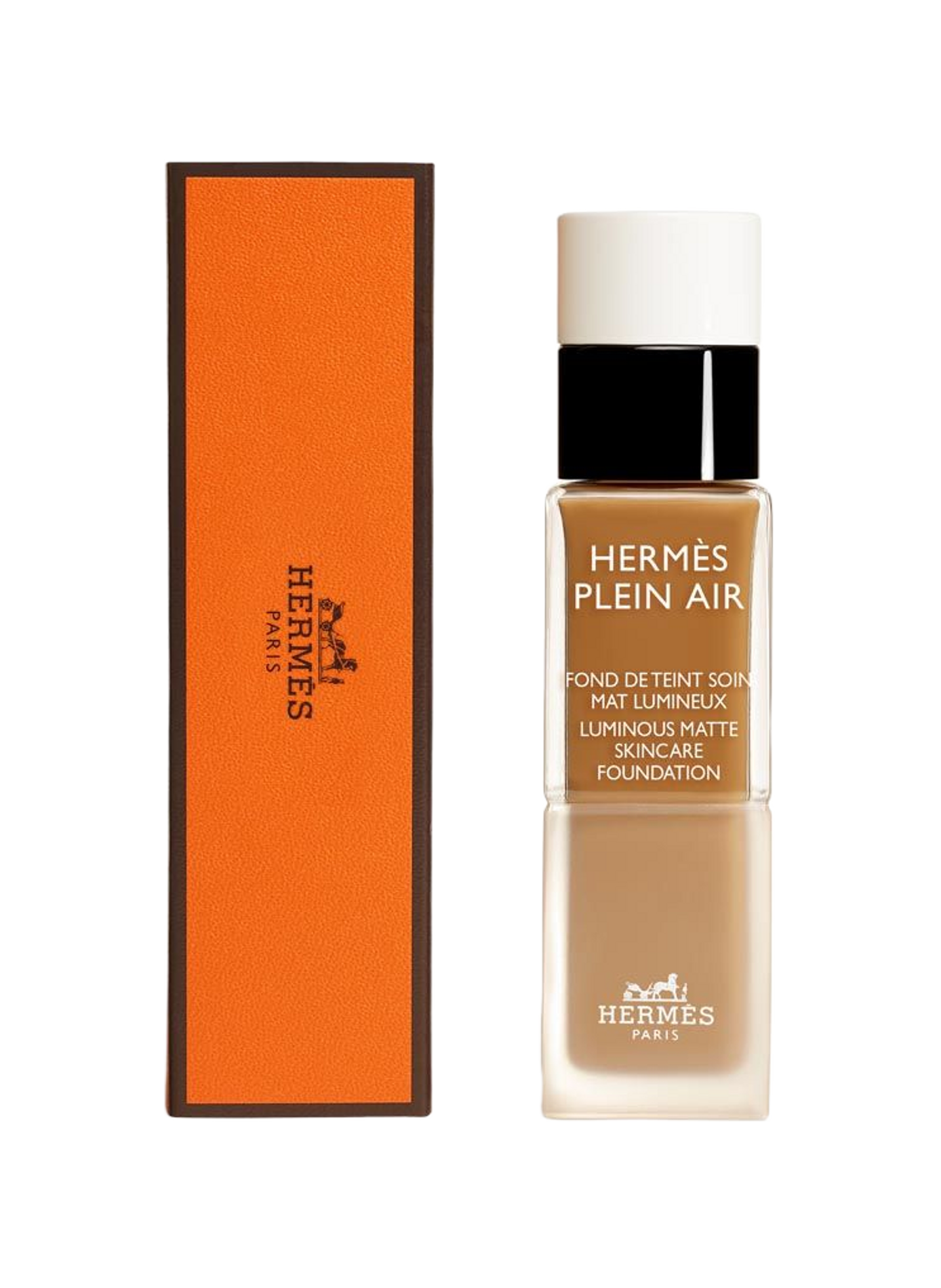 Hermès Plein Air - Matte luminous foundation care HERMÈS Caramel