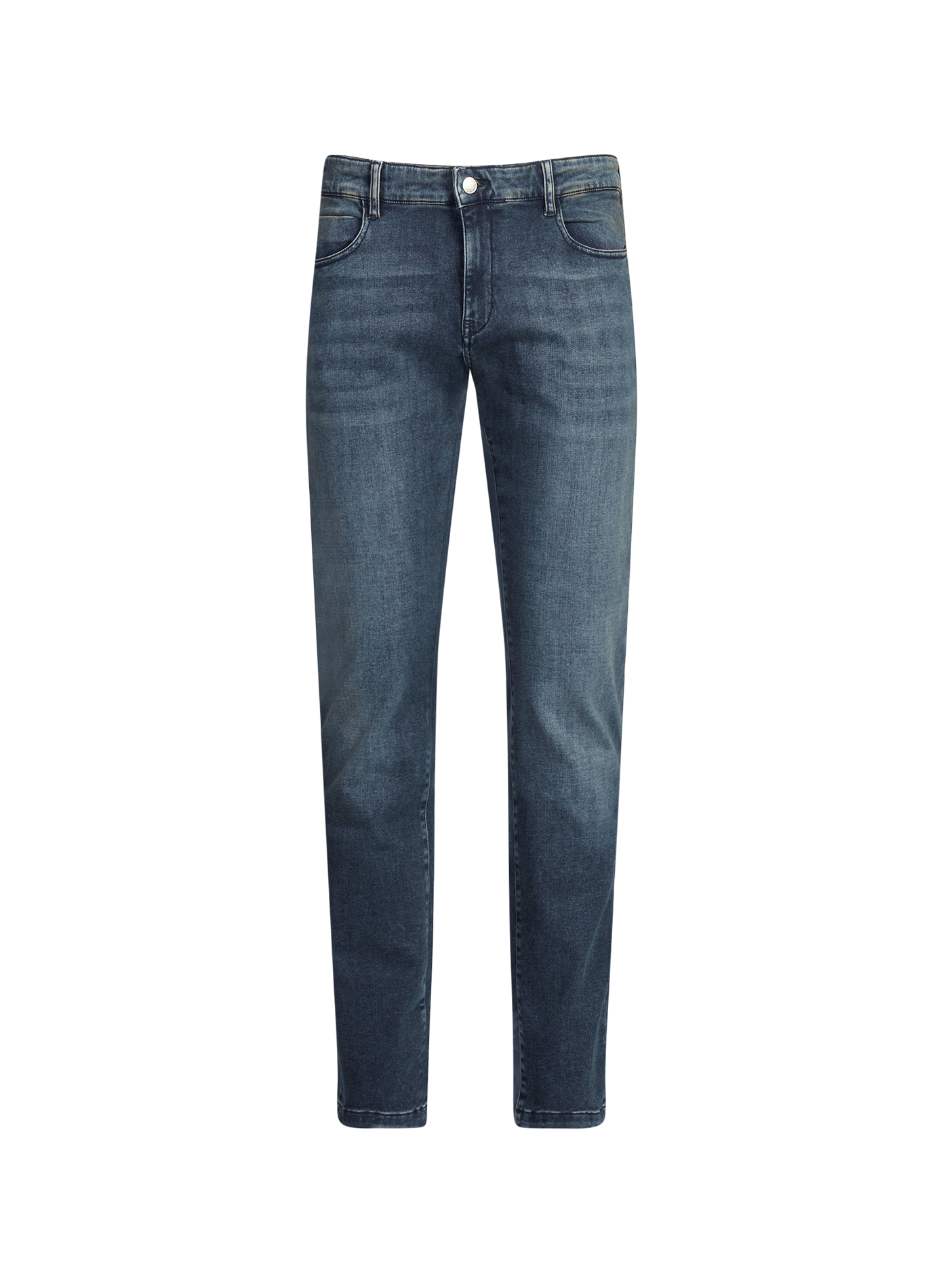 Five-pocket cotton blend jeans NOTIFY Blue