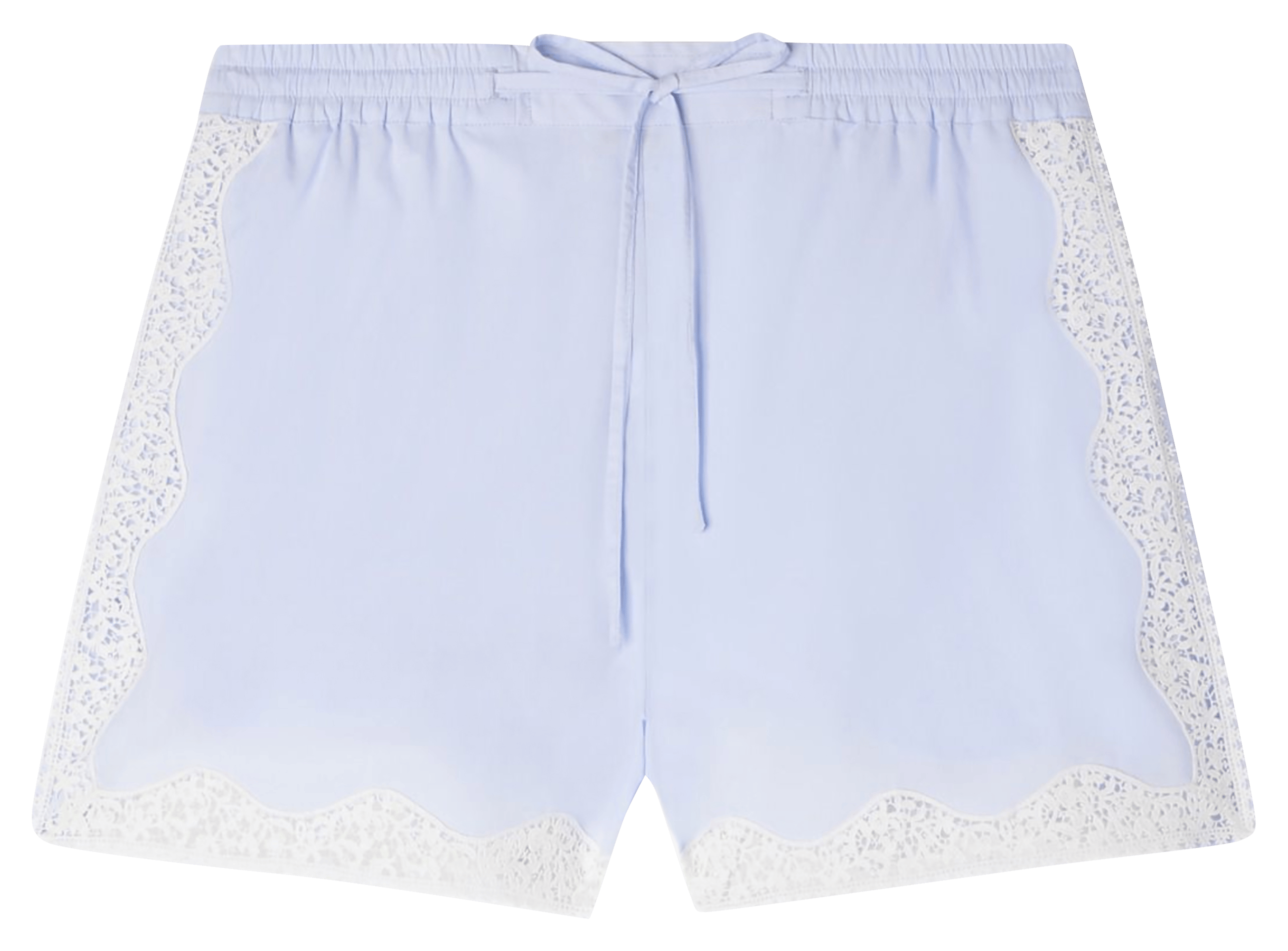 Short large en coton SANDRO Bleu