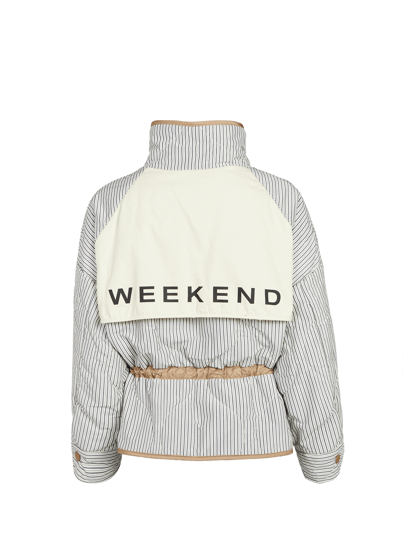 Reversible high-neck jacket MAX MARA WEEK END Brown