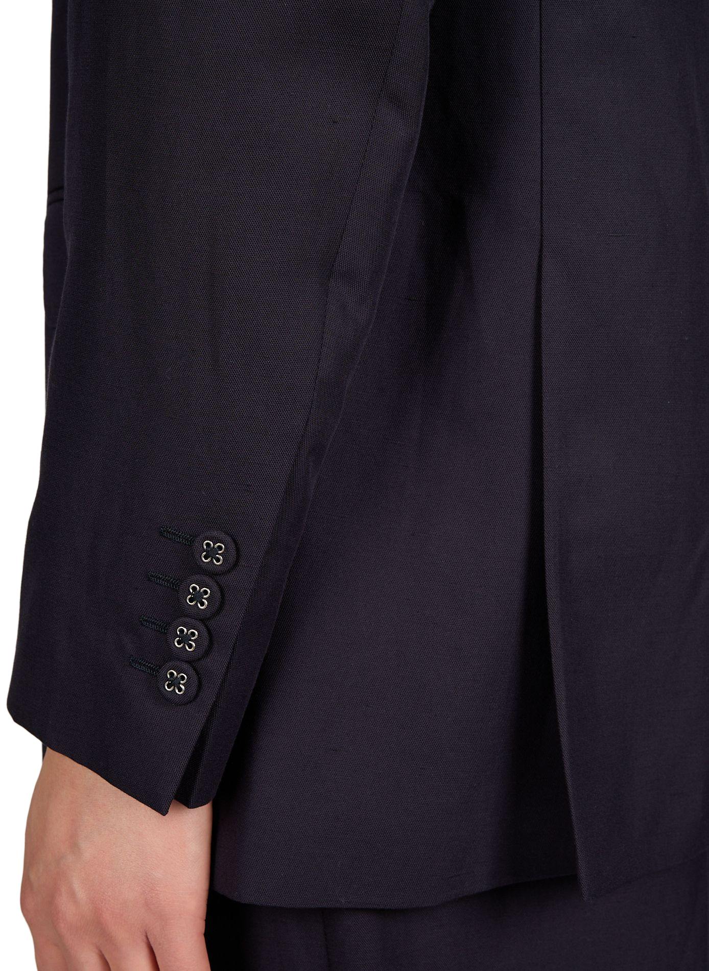 Linen and cotton blend Sandra blazer OFFICINE GENERALE No Color