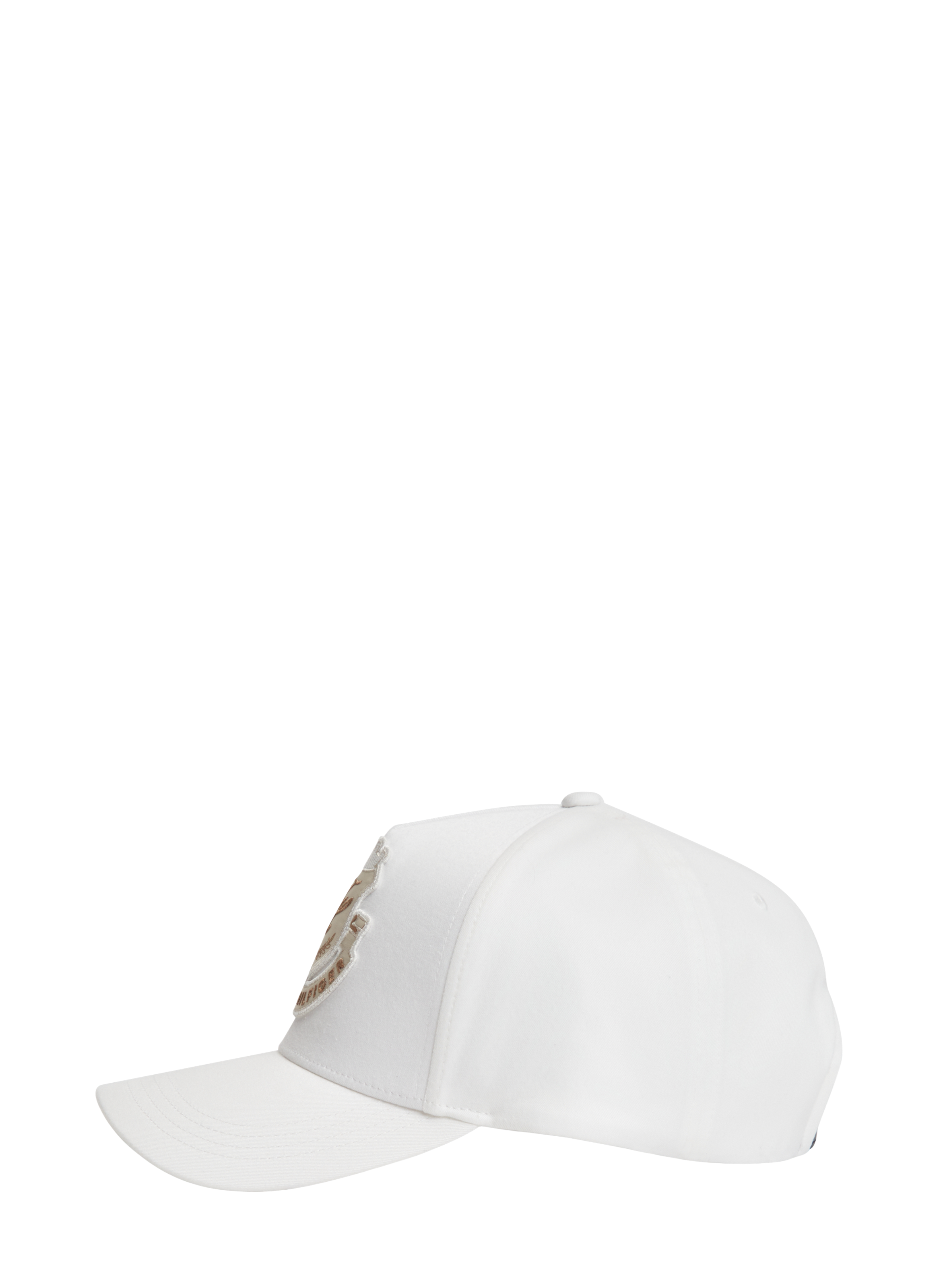 Casquette à logo en coton mélangé TOMMY HILFIGER Blanc