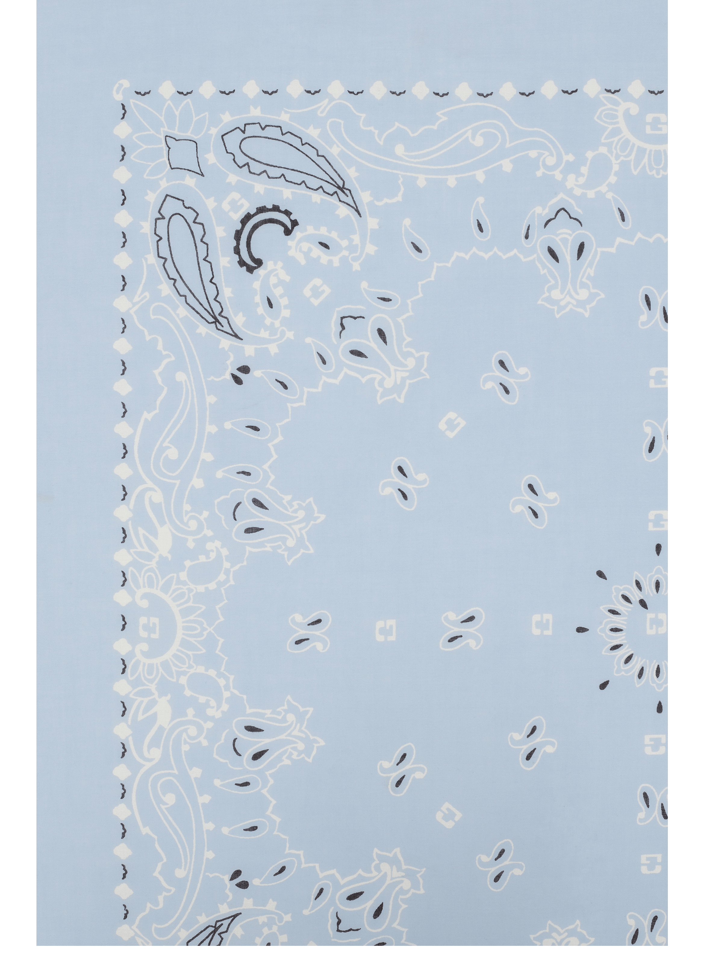 Carré imprimé en coton - dayana GERARD DAREL Bleu