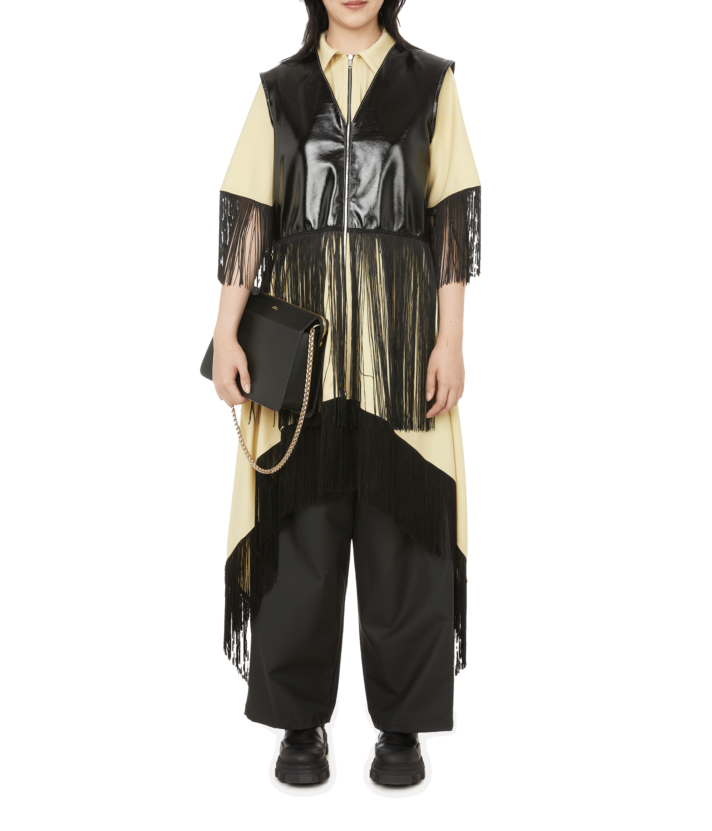 Reversible wool dress VICTORIA/TOMAS Beige