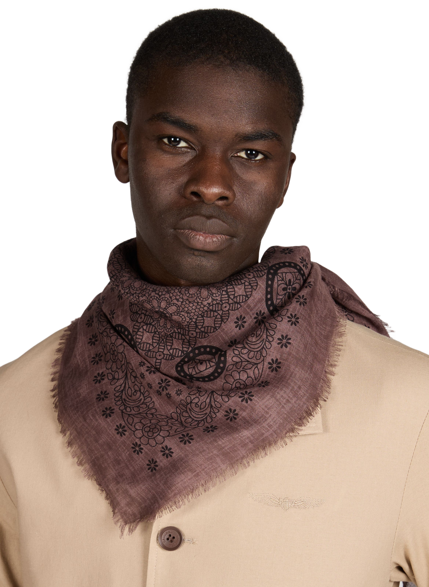 Floral printed scarf SAISON 1865 Multicolour