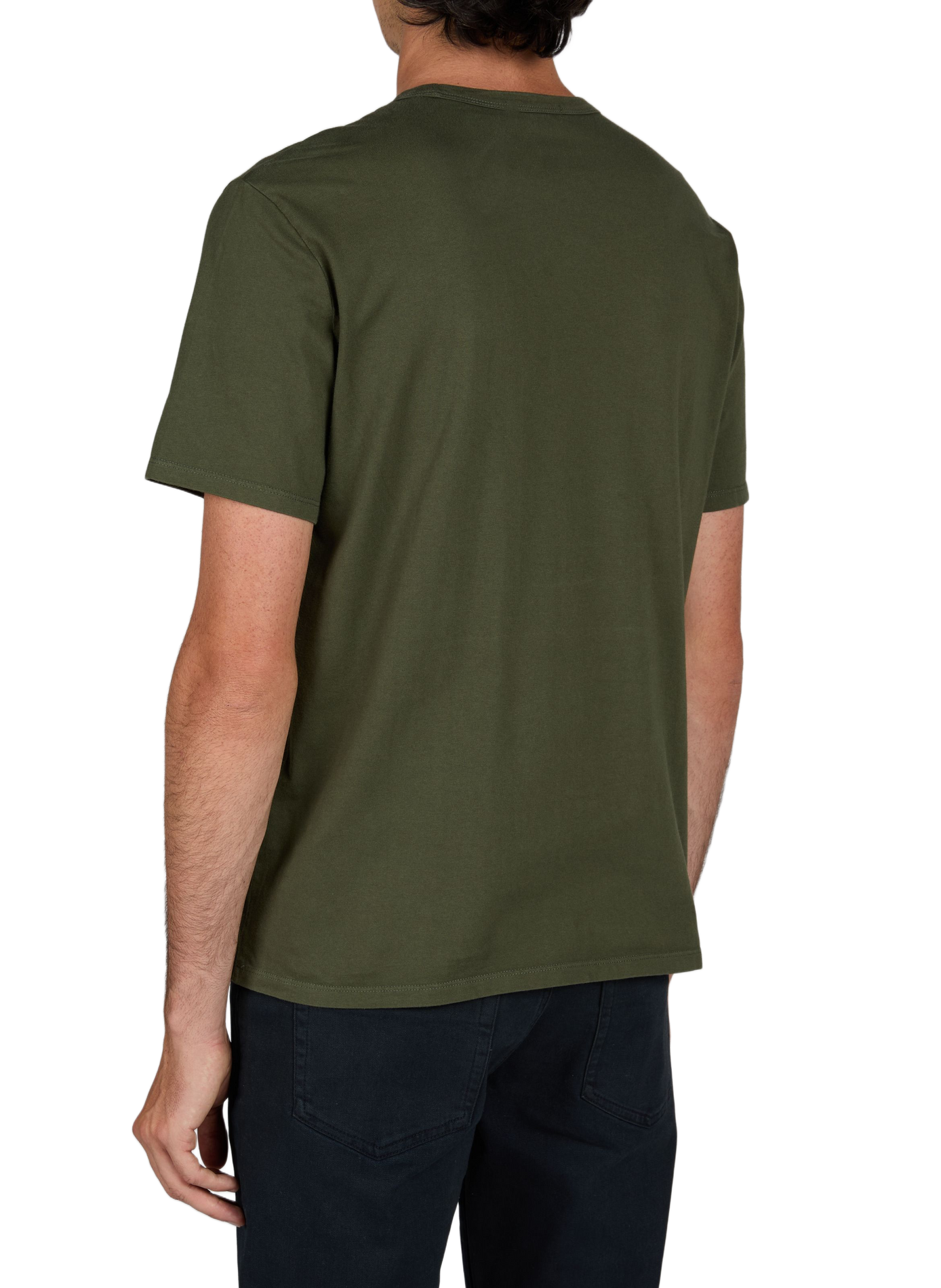 Round neck cotton t-shirt LEVI'S Green