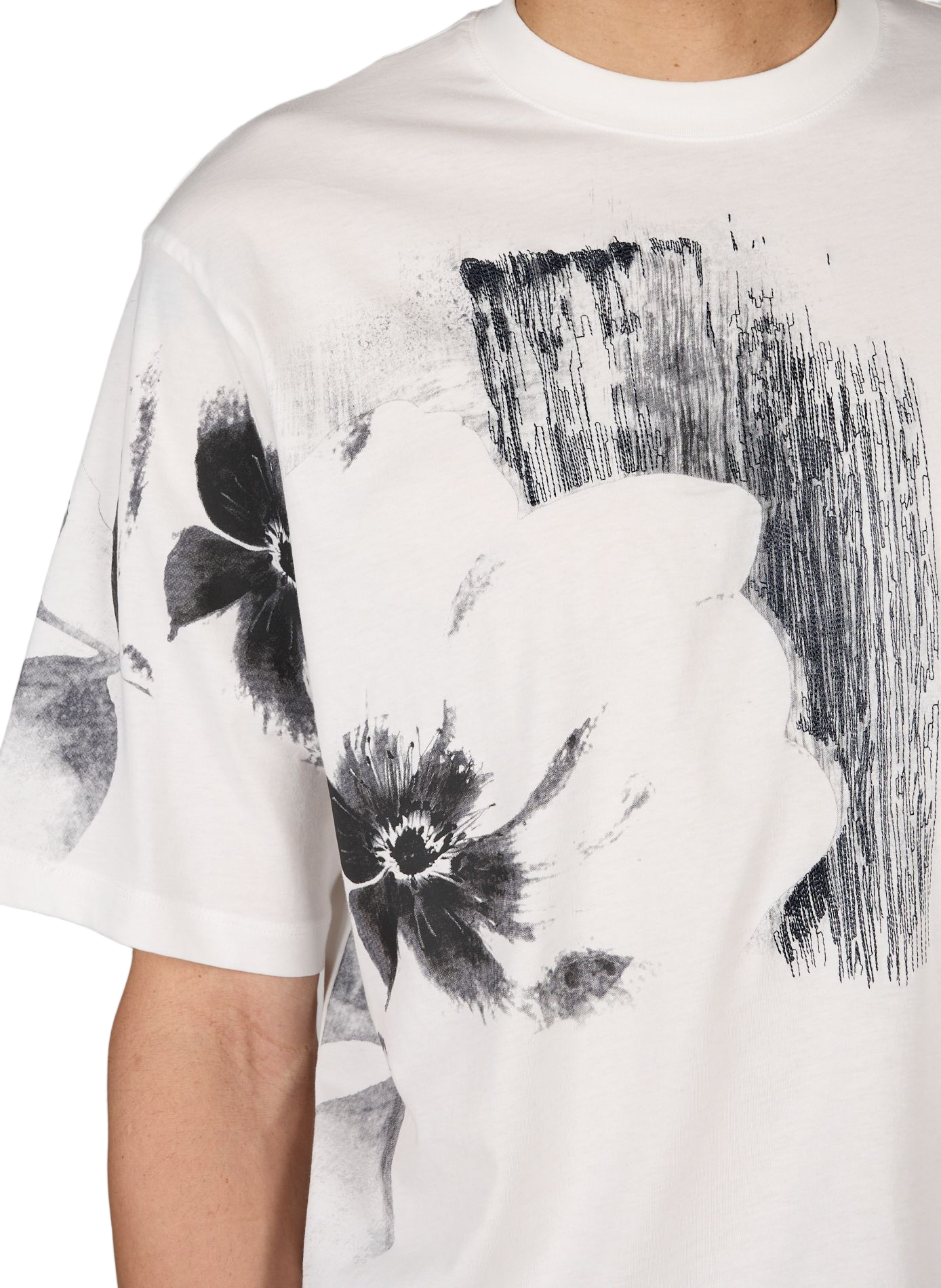 Cotton T-shirt ARMANI EXCHANGE White