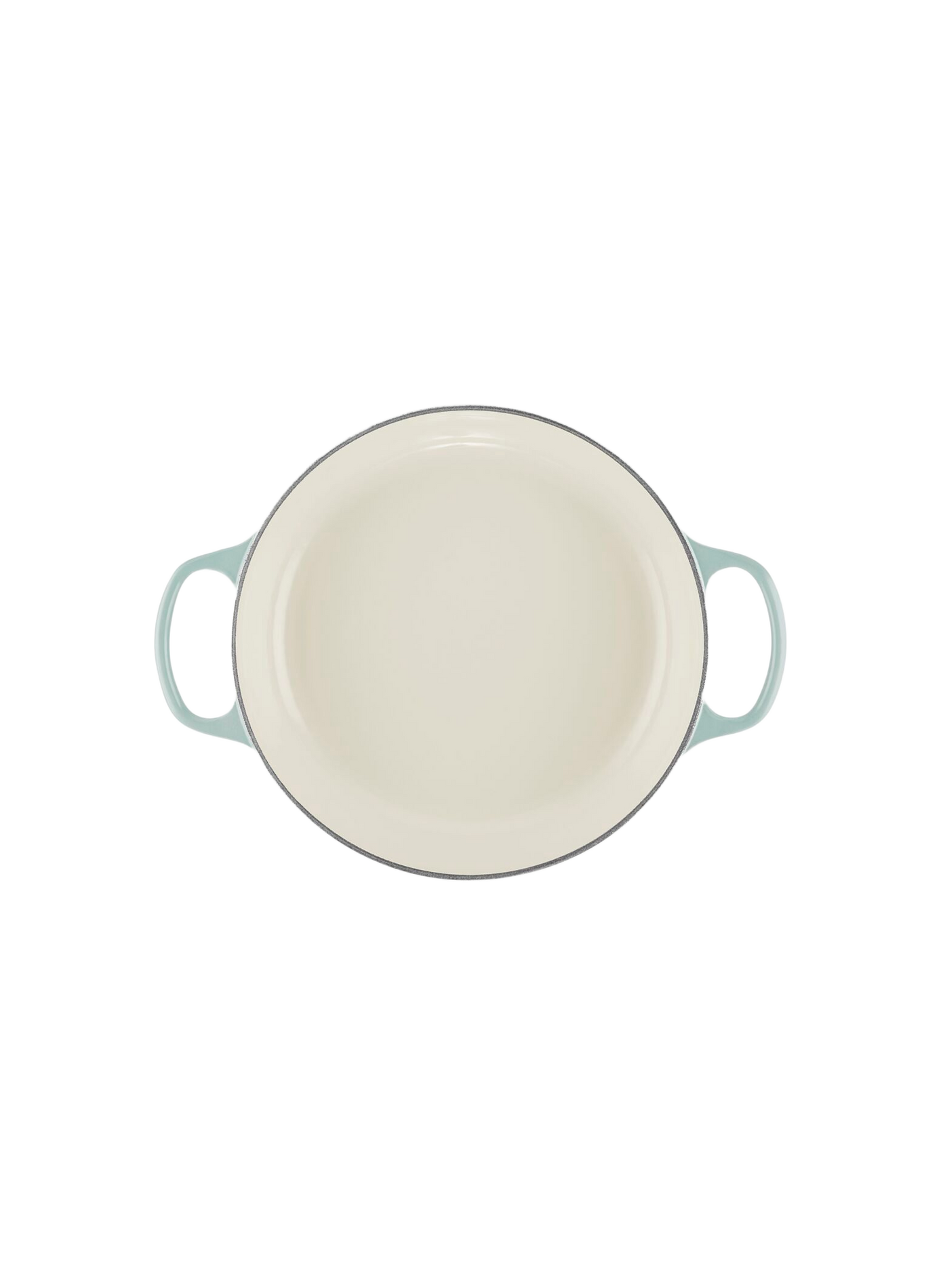 Emaille gusseiserner Schmortopf LE CREUSET Grau