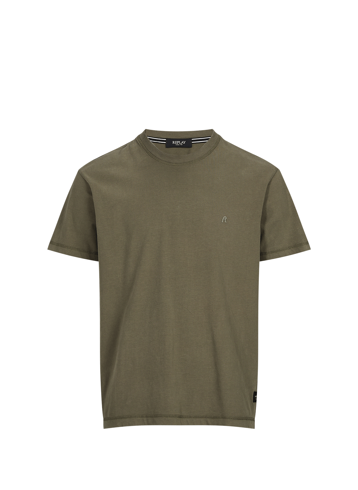 Cotton T-shirt REPLAY Green