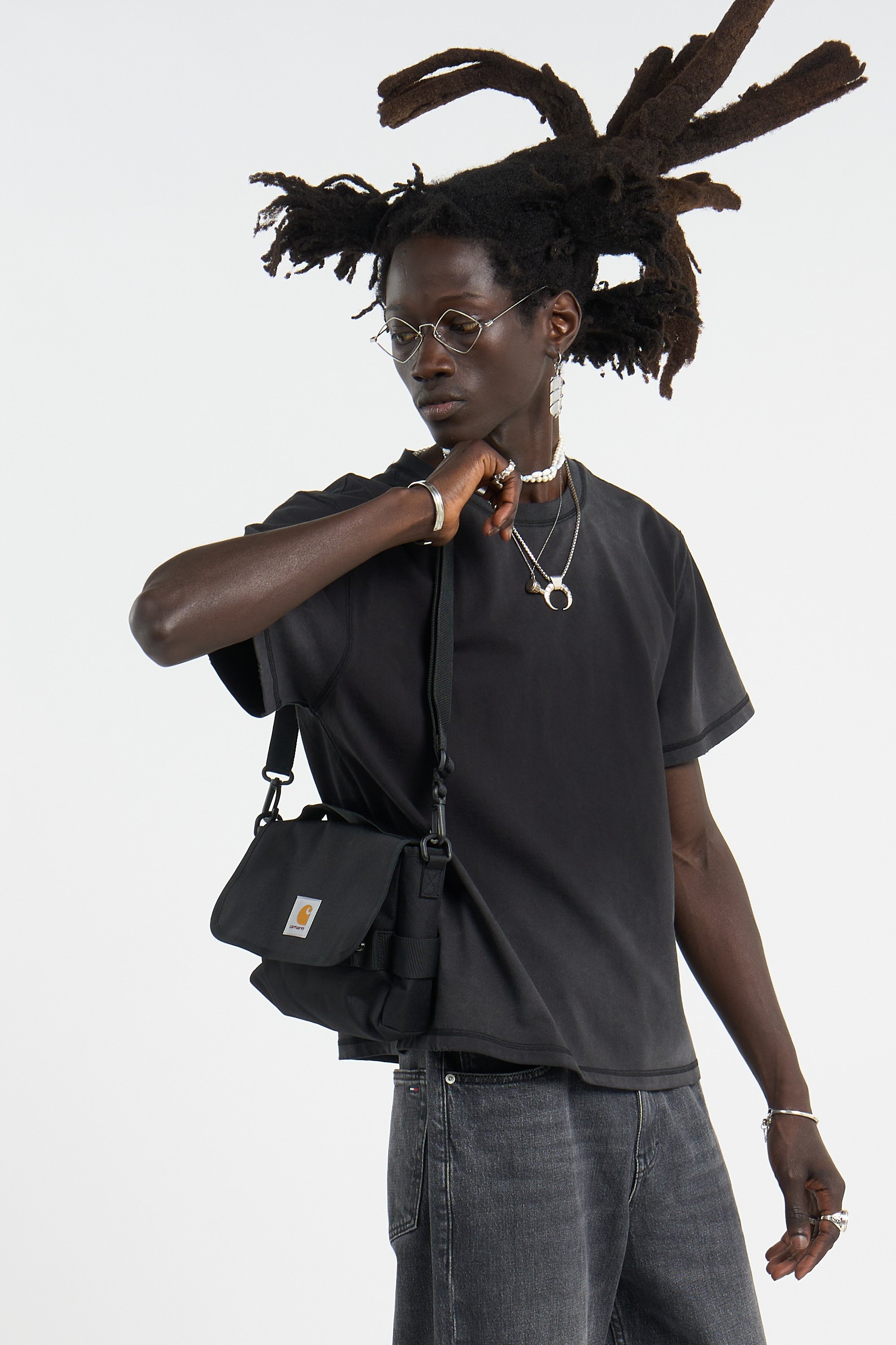 Sac bandoulière kyle shoulder CARHARTT WIP Noir