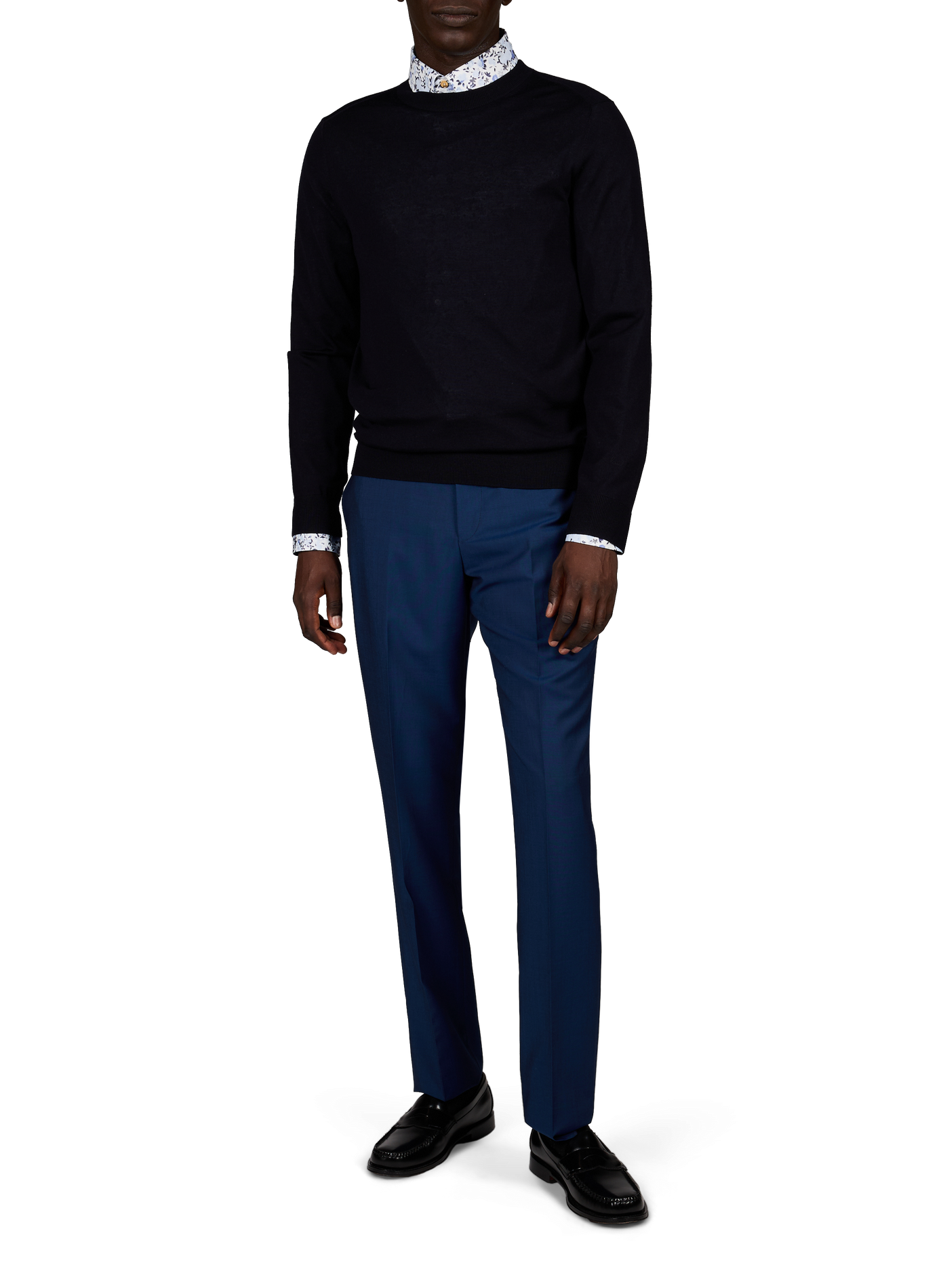 Round neck wool sweater PAUL SMITH Blue