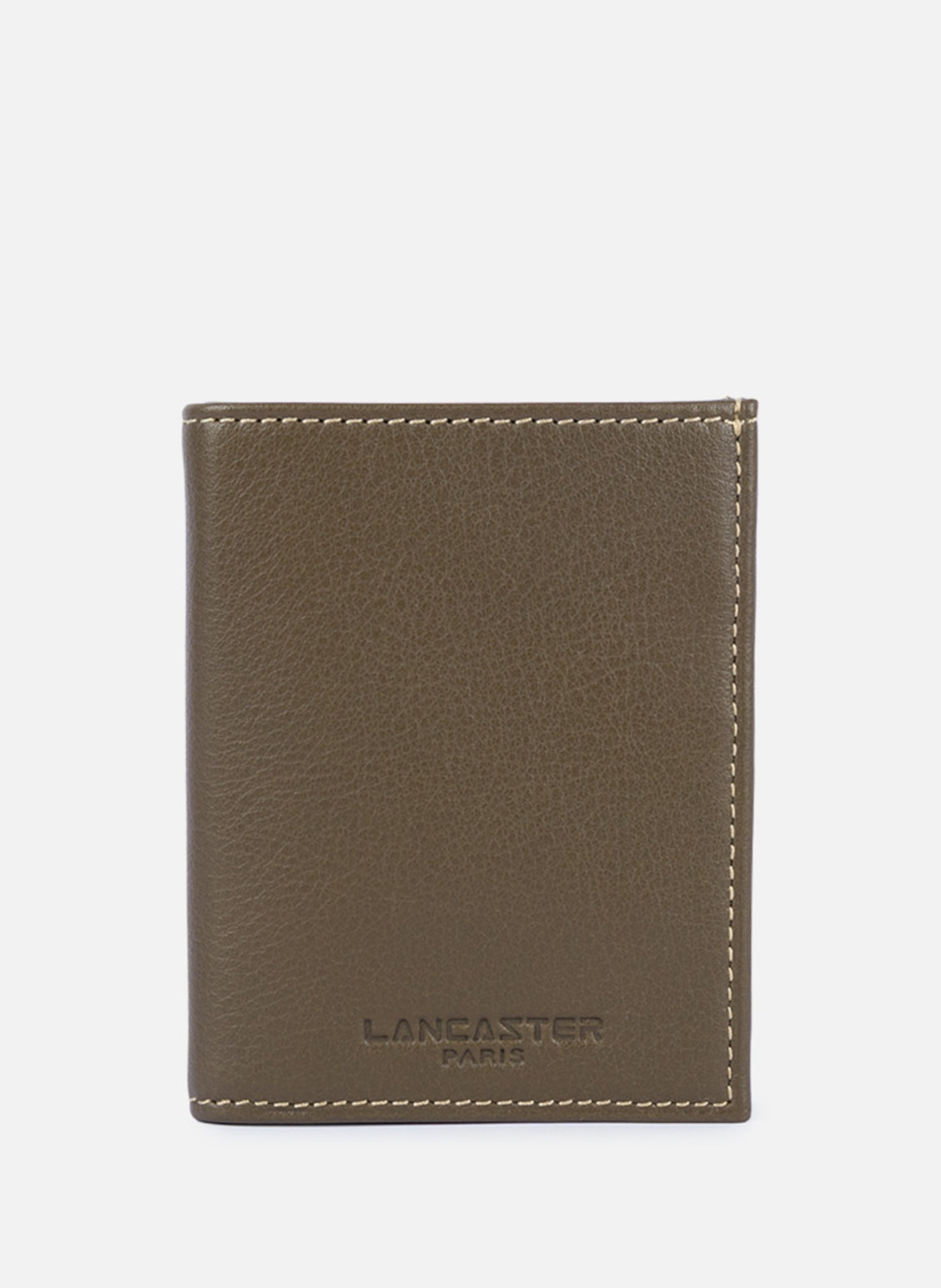 Petit portefeuille - soft vintage LANCASTER Kaki