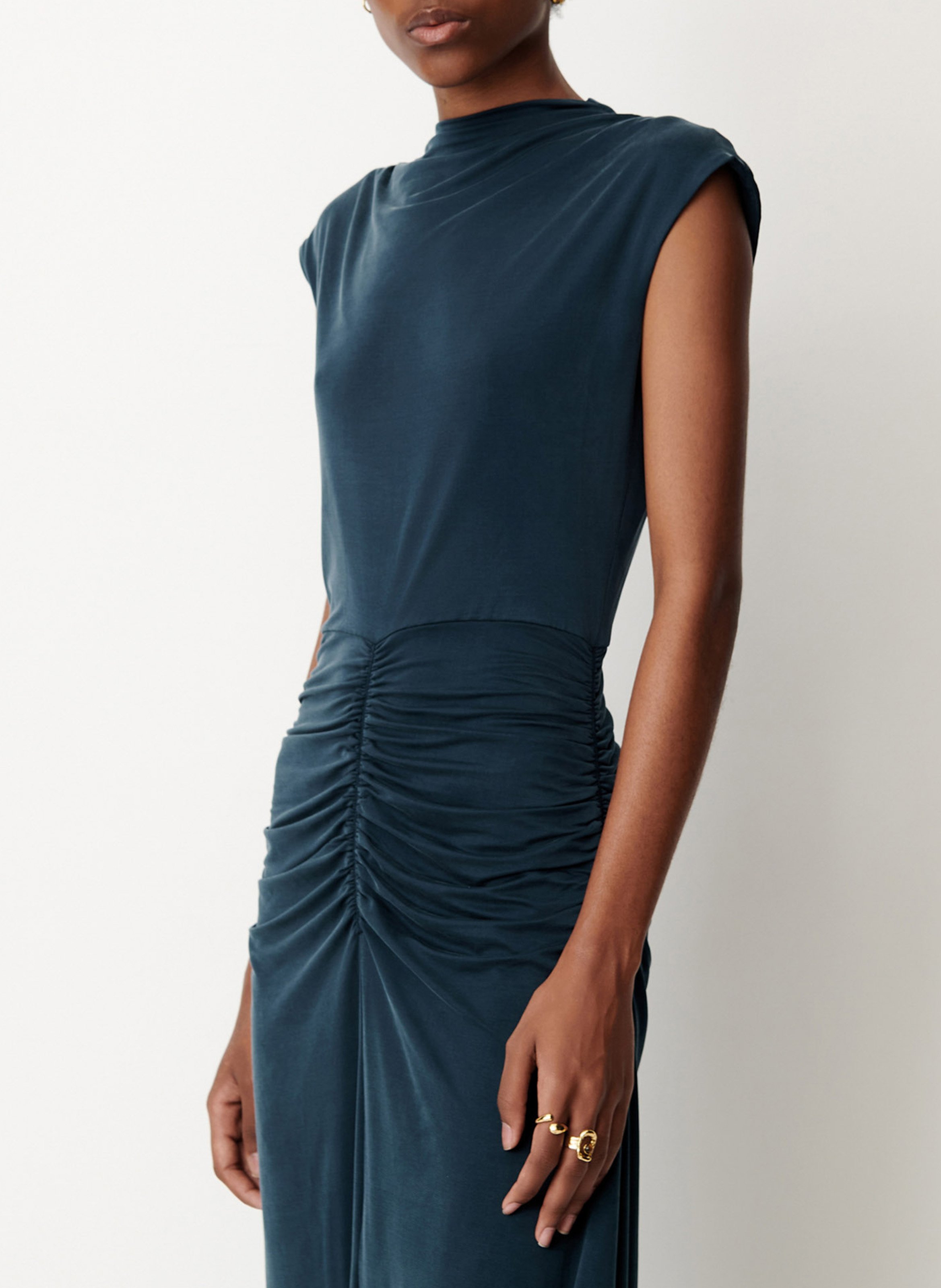Robe longue cintrée ritessa SESSUN Bleu
