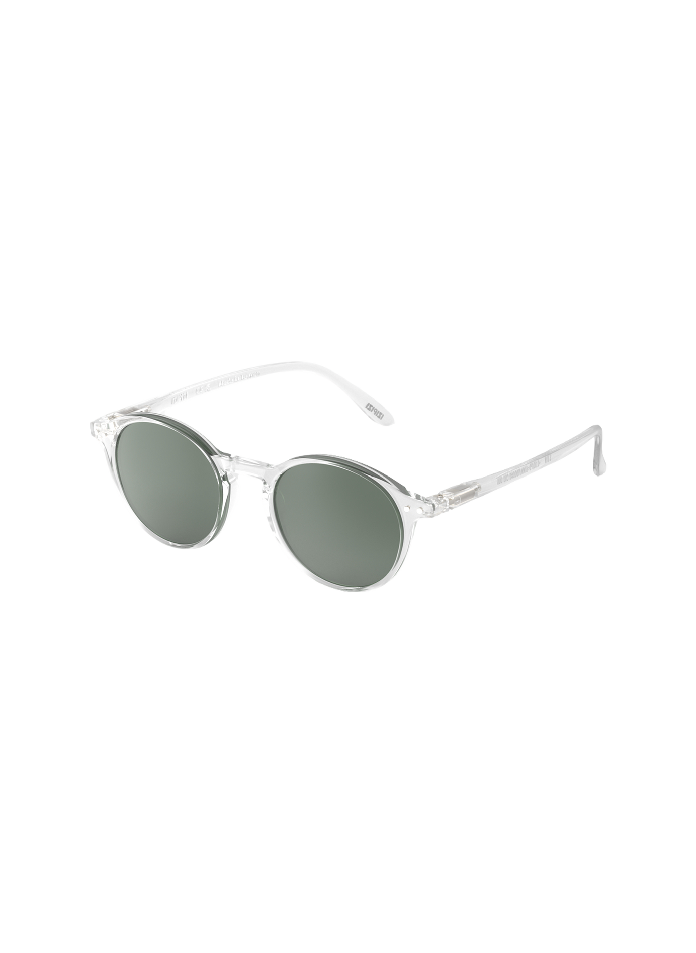 Transparent and round sunglasses IZIPIZI Transparent