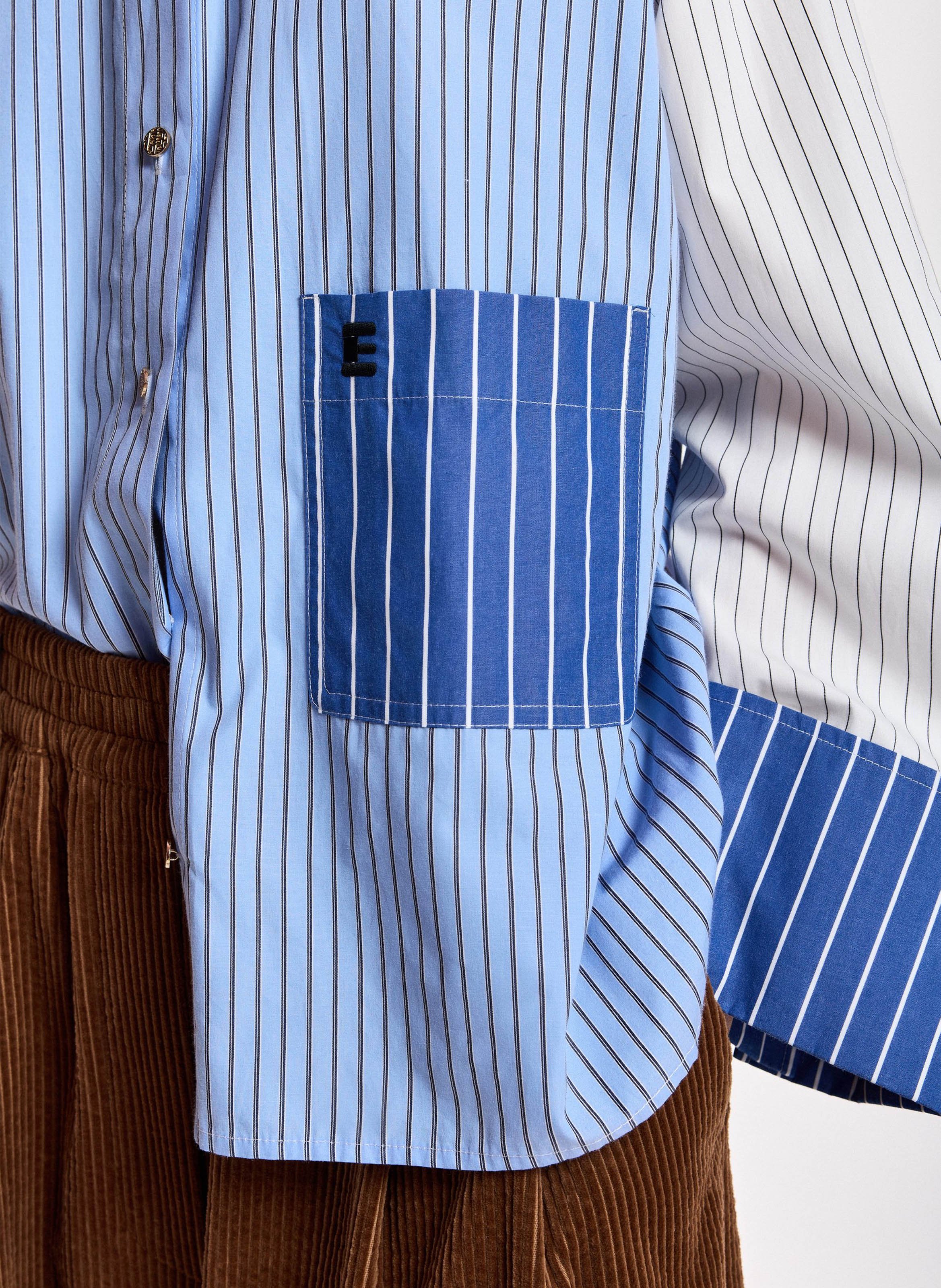 Chemise oversize en coton bio kovid ESSENTIEL ANTWERP Blanc