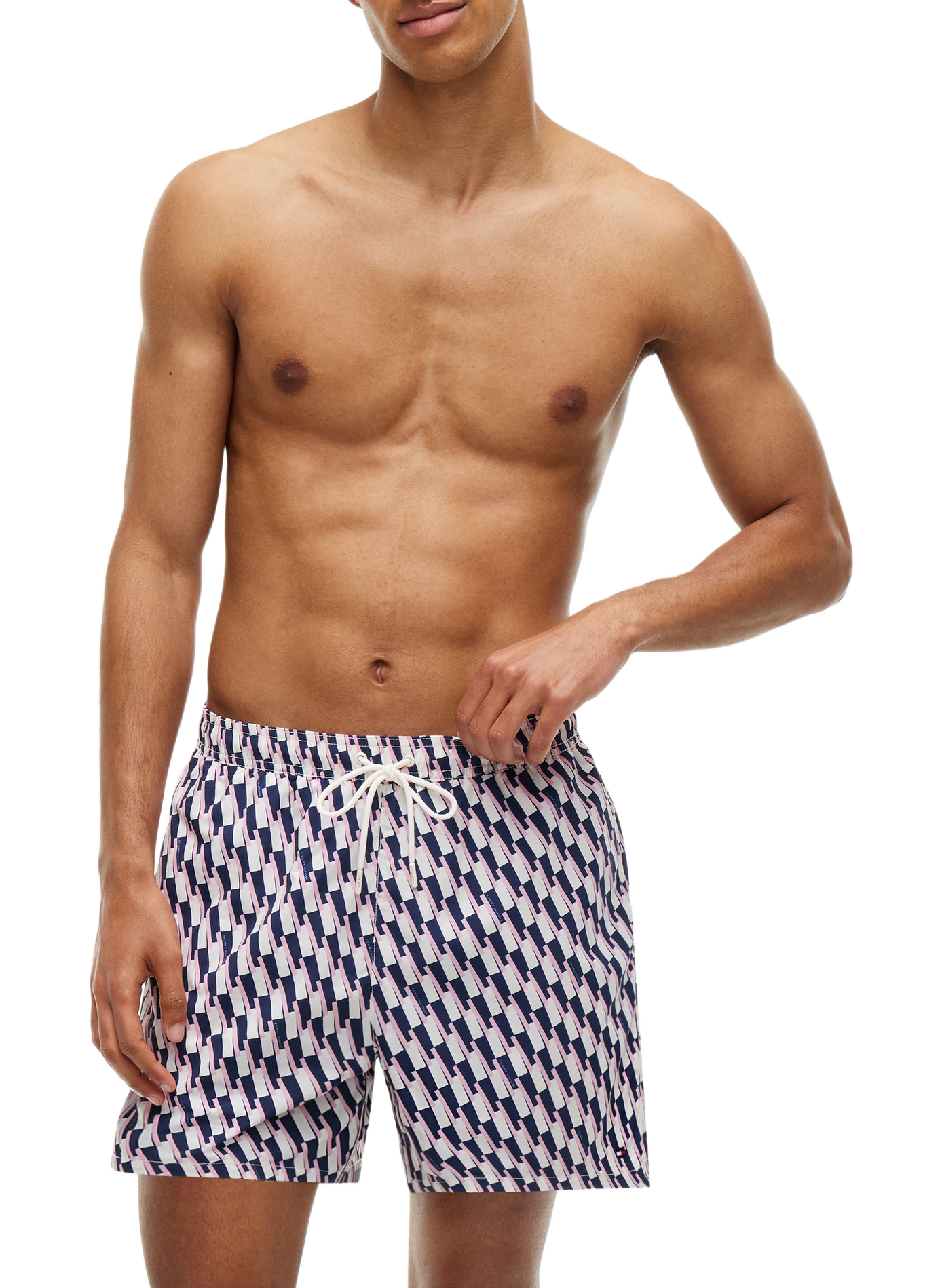  Printed swim shorts TOMMY HILFIGER Pink