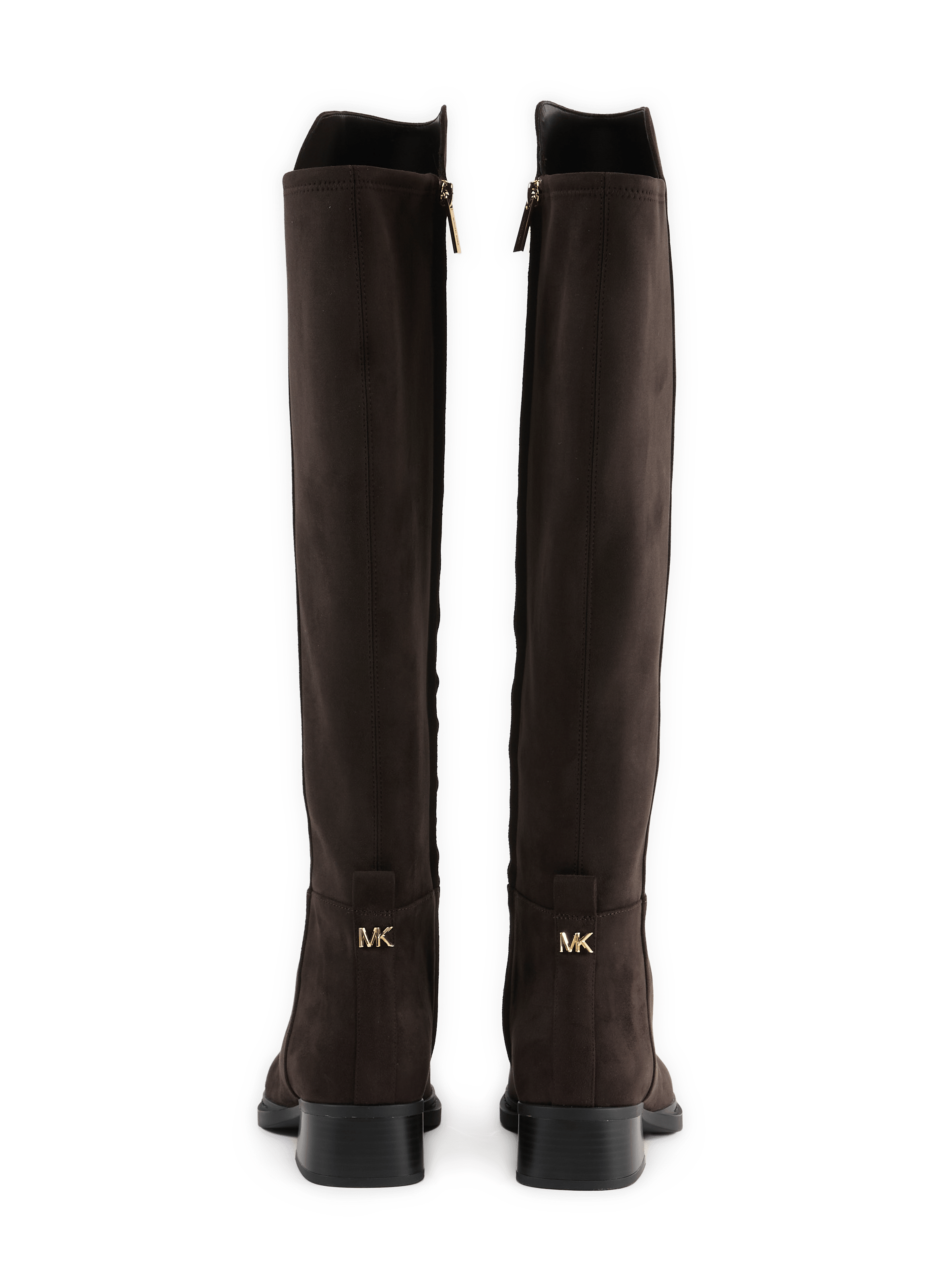 Suede-effect riding boots MICHAEL KORS Brown