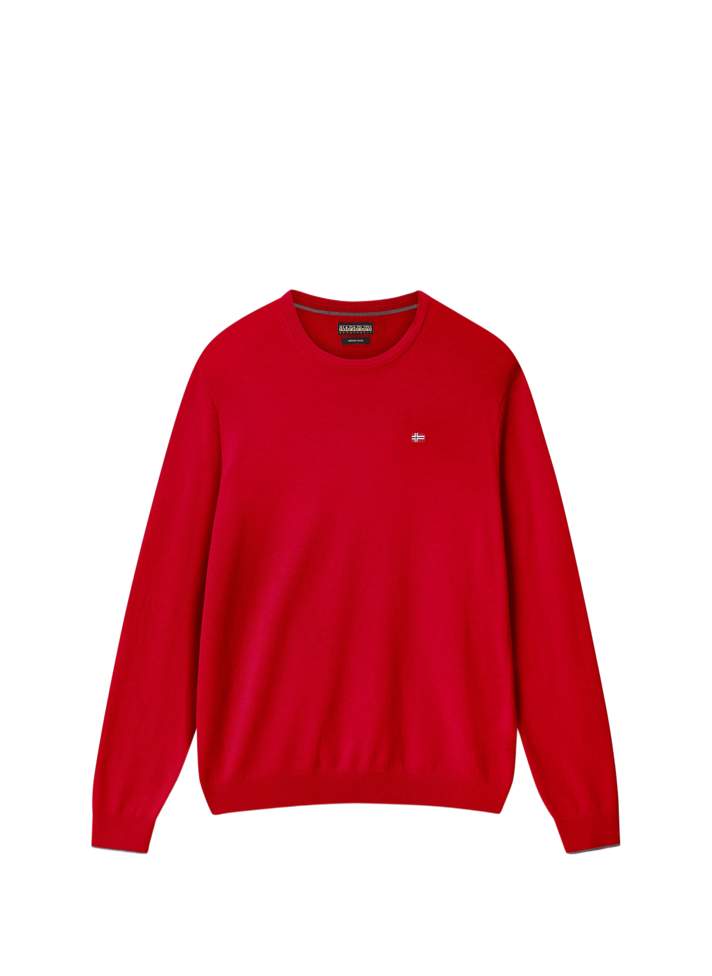 Round-neck wool jumper NAPAPIJRI Red