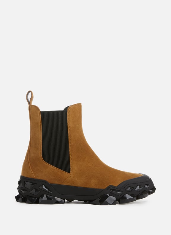 Diamond x Chelsea leather boots JIMMY CHOO Diamond x Chelsea leather boots JIMMY CHOO