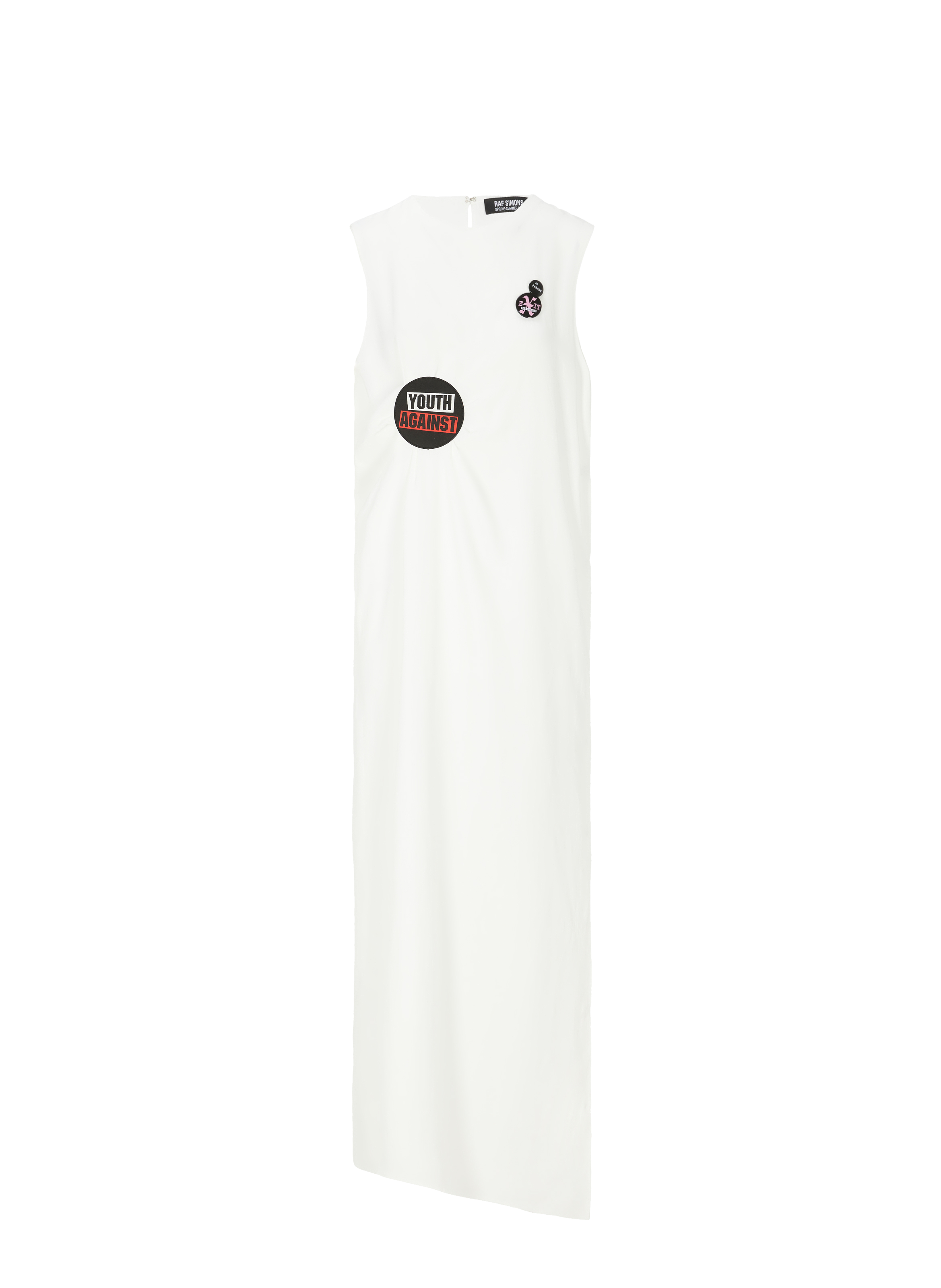 Robe longue avec boutons-pression