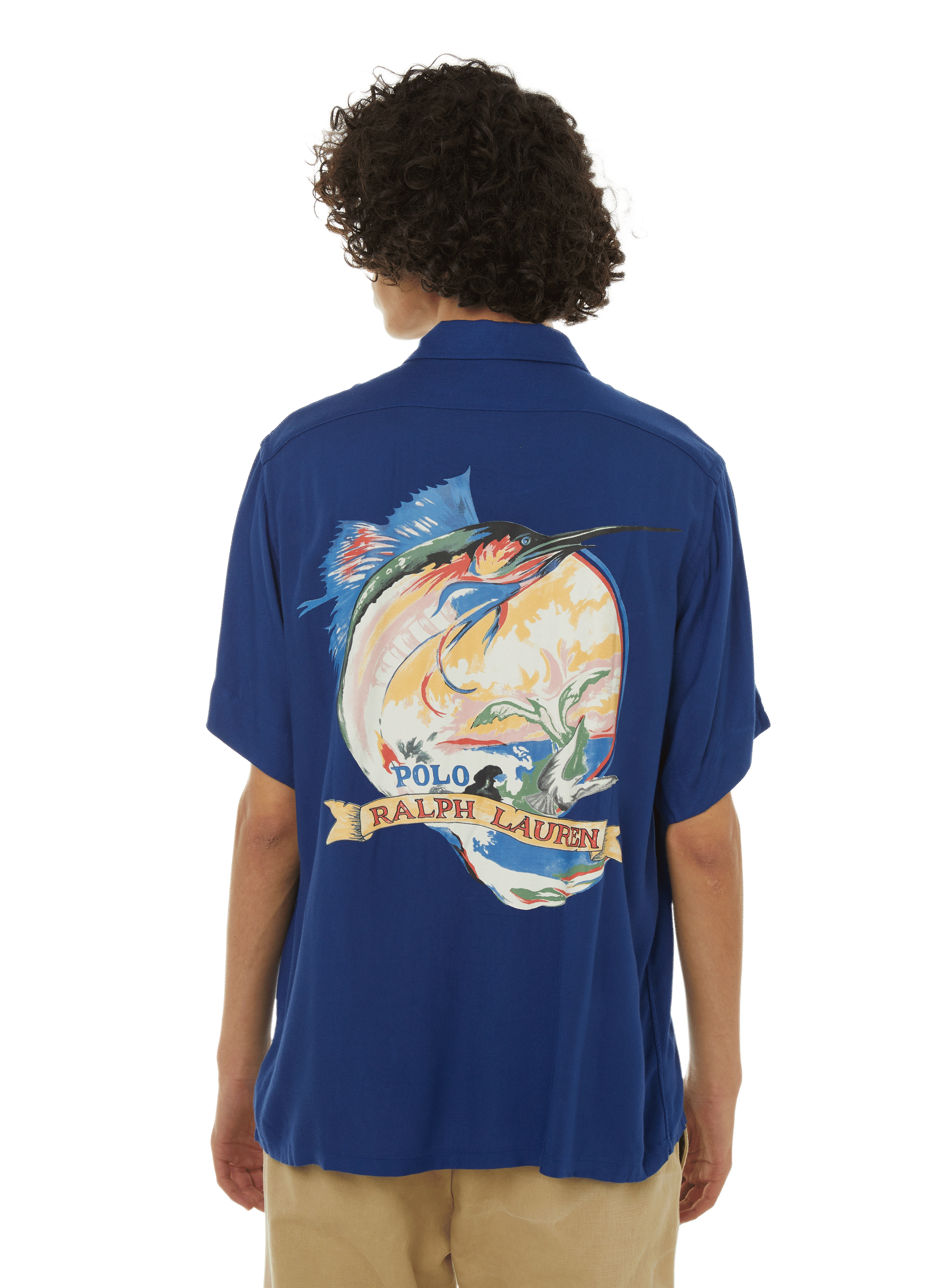 Chemise en viscose POLO RALPH LAUREN Bleu