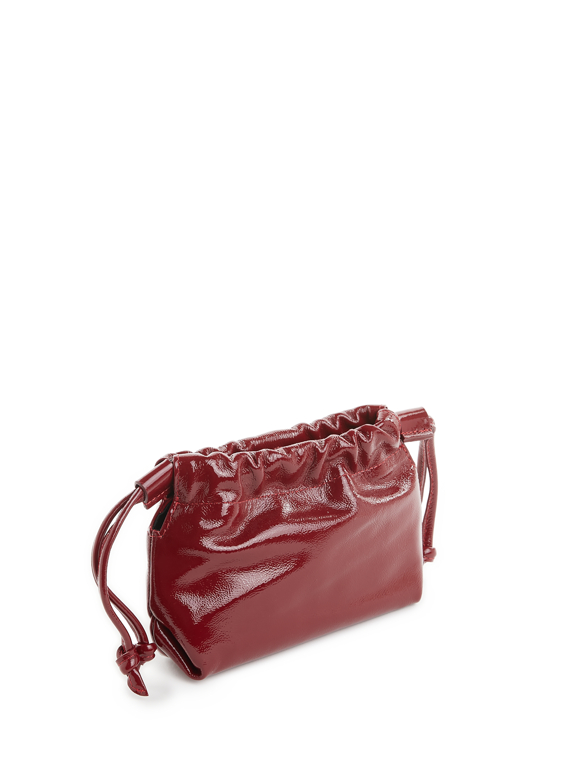 Pochette en cuir verni