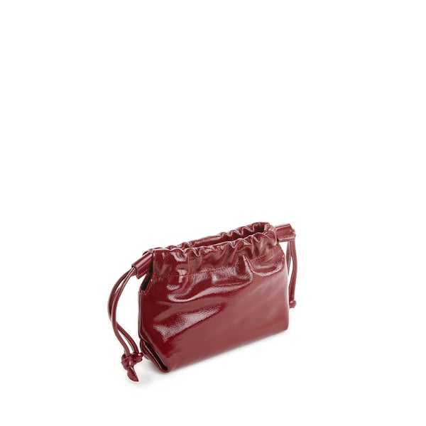 Pochette en cuir verni