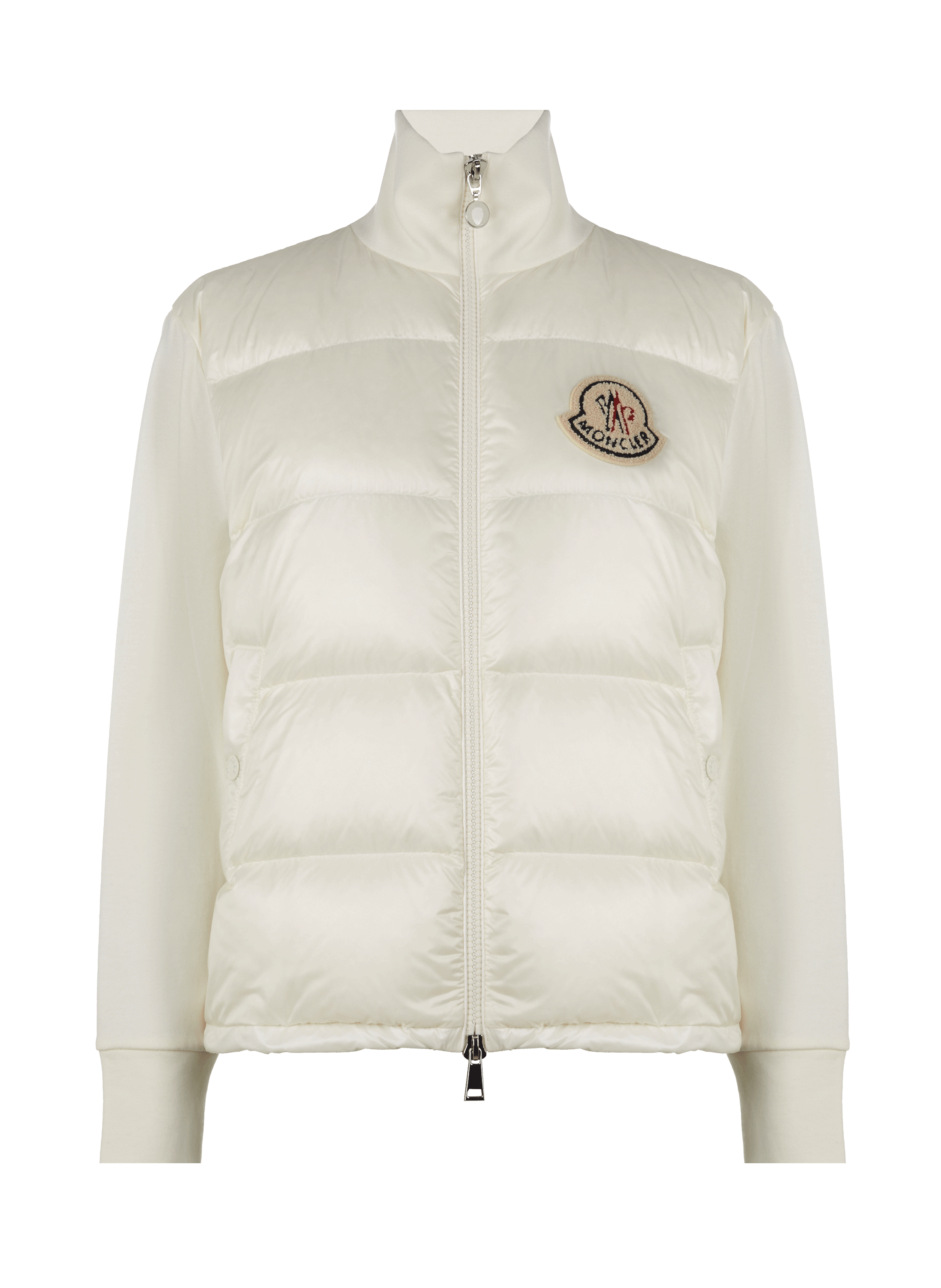 Cardigan bi-matière