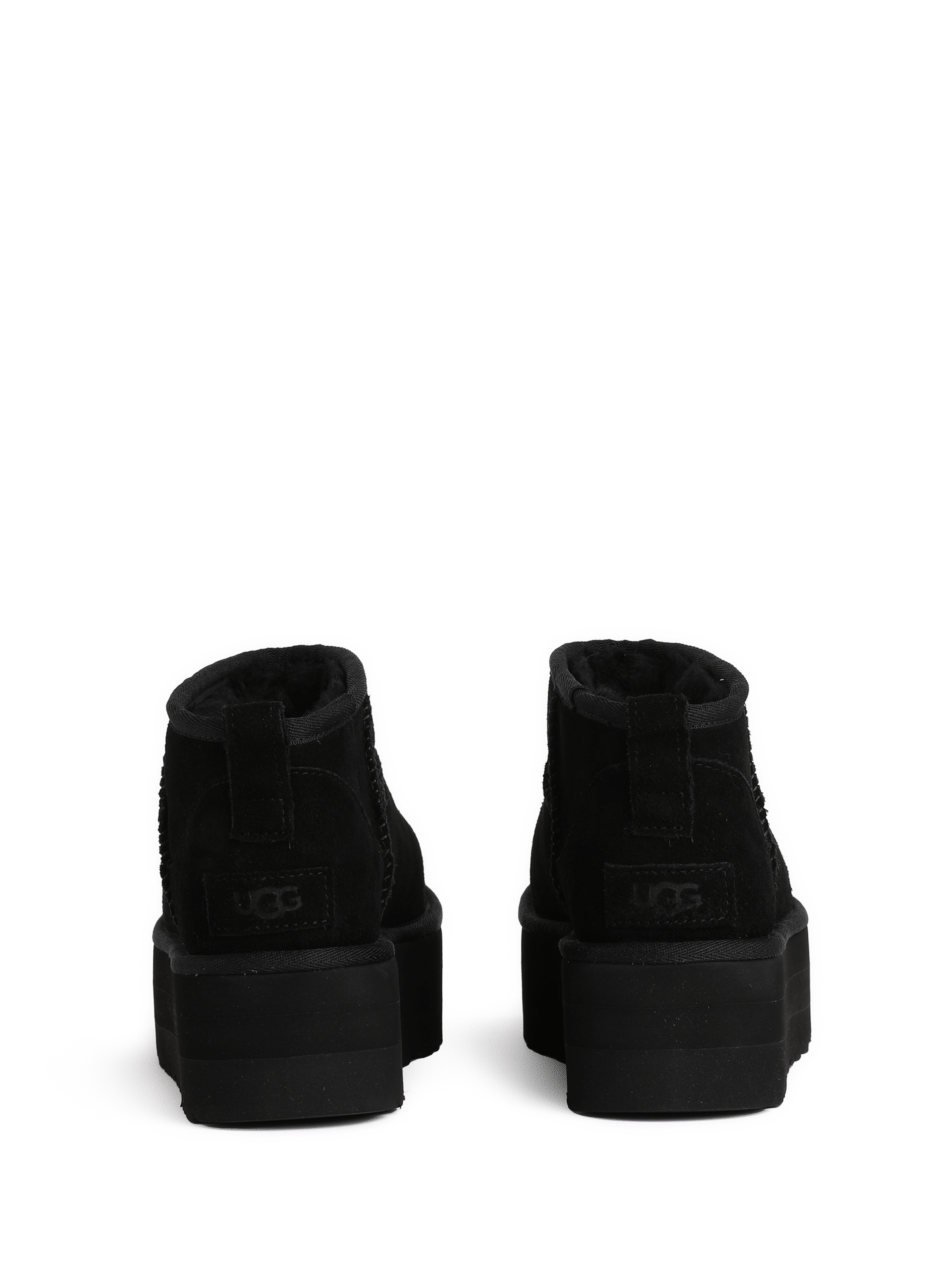 Bottines ultra mini en cuir  UGG Noir