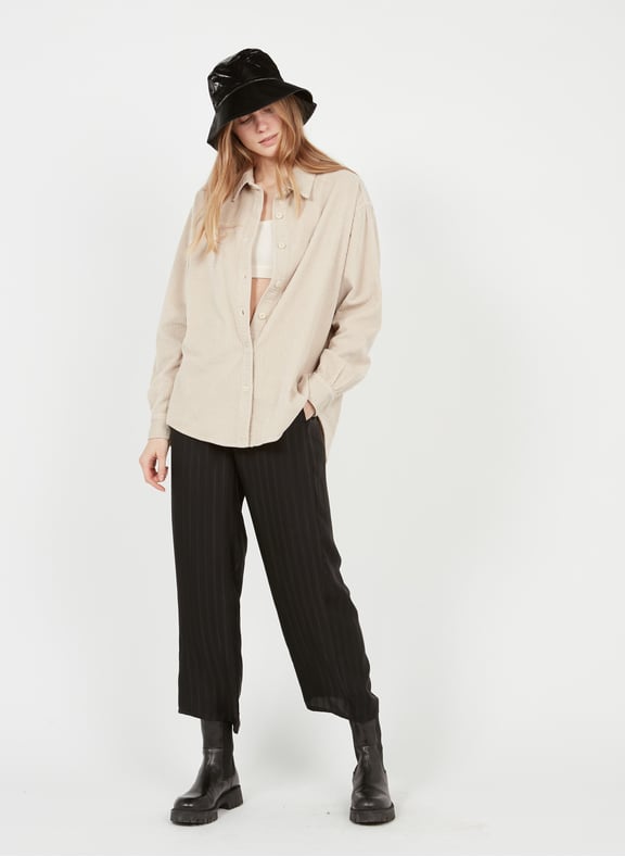 SURCHEMISE COL CLASSIQUE EN VELOURS CÔTELÉ PADOW - AMERICAN VINTAGE ...