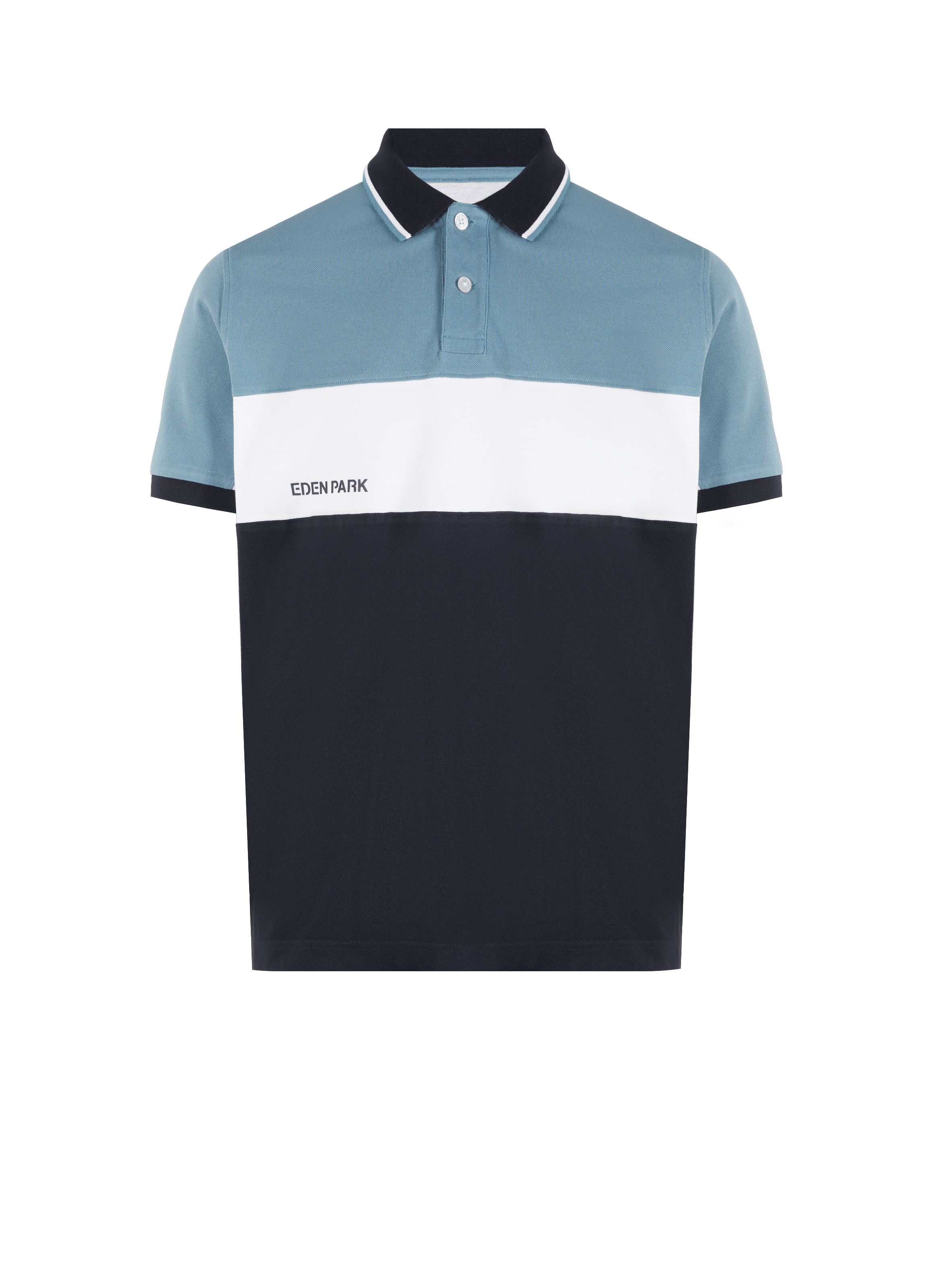  Cotton polo shirt  EDEN PARK Blue