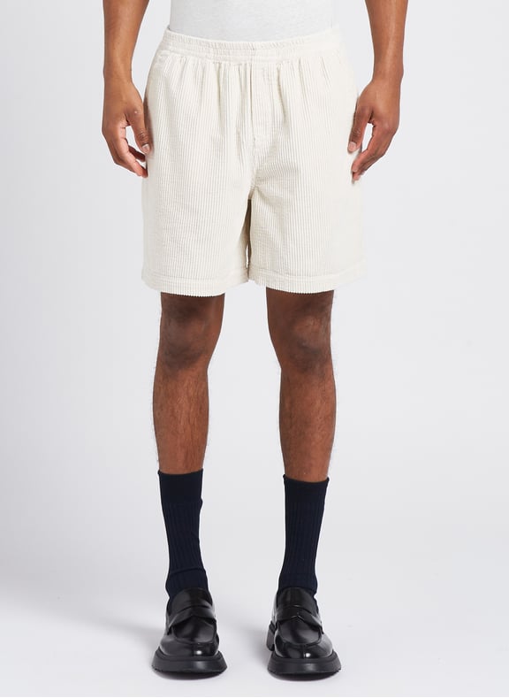 Short droit en coton padow Beige by AMERICAN VINTAGE AMERICAN VINTAGE Short droit en coton padow Beige