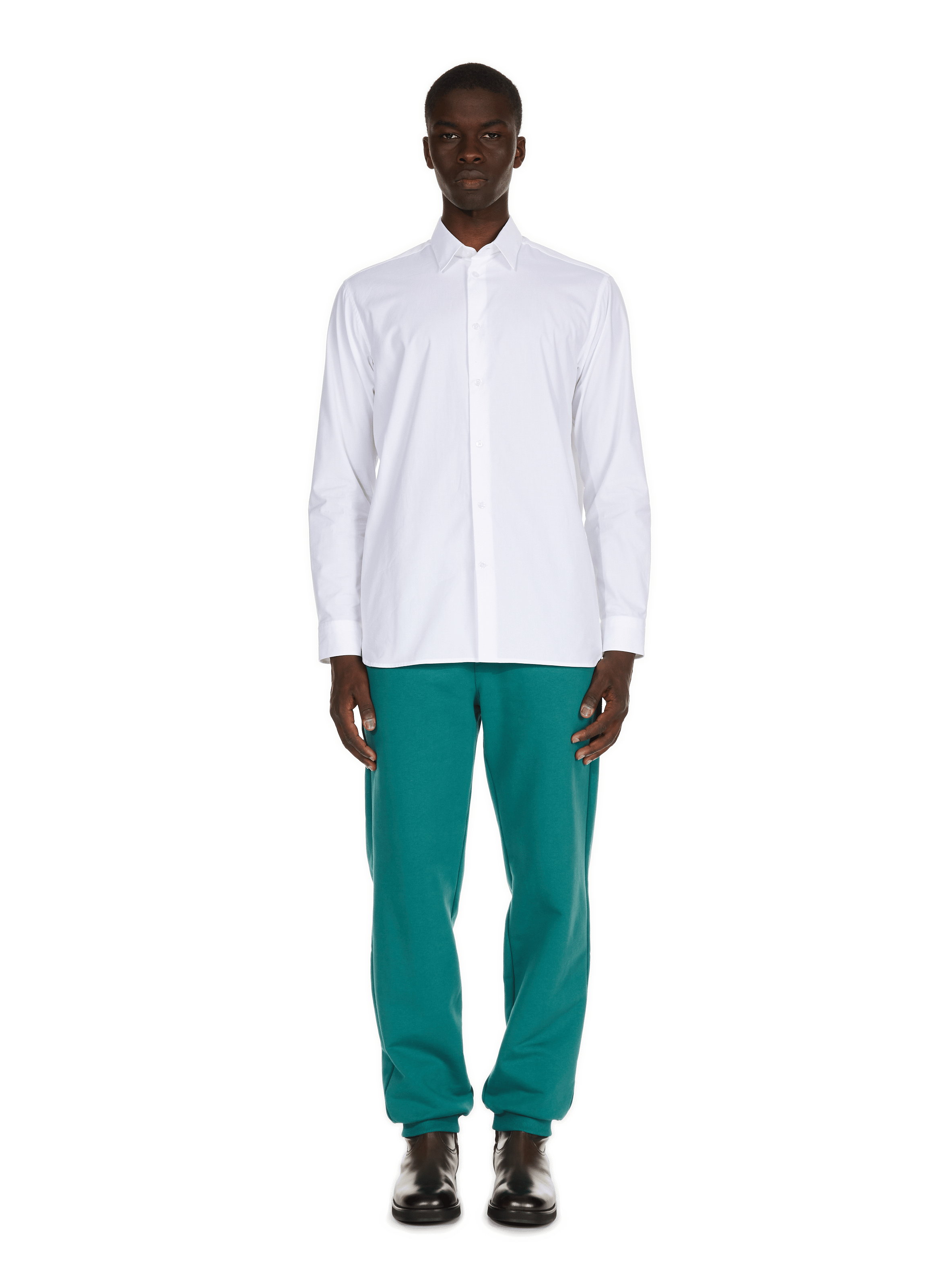 Chemise Daver col classique en coton  SAISON 1865 Blanc